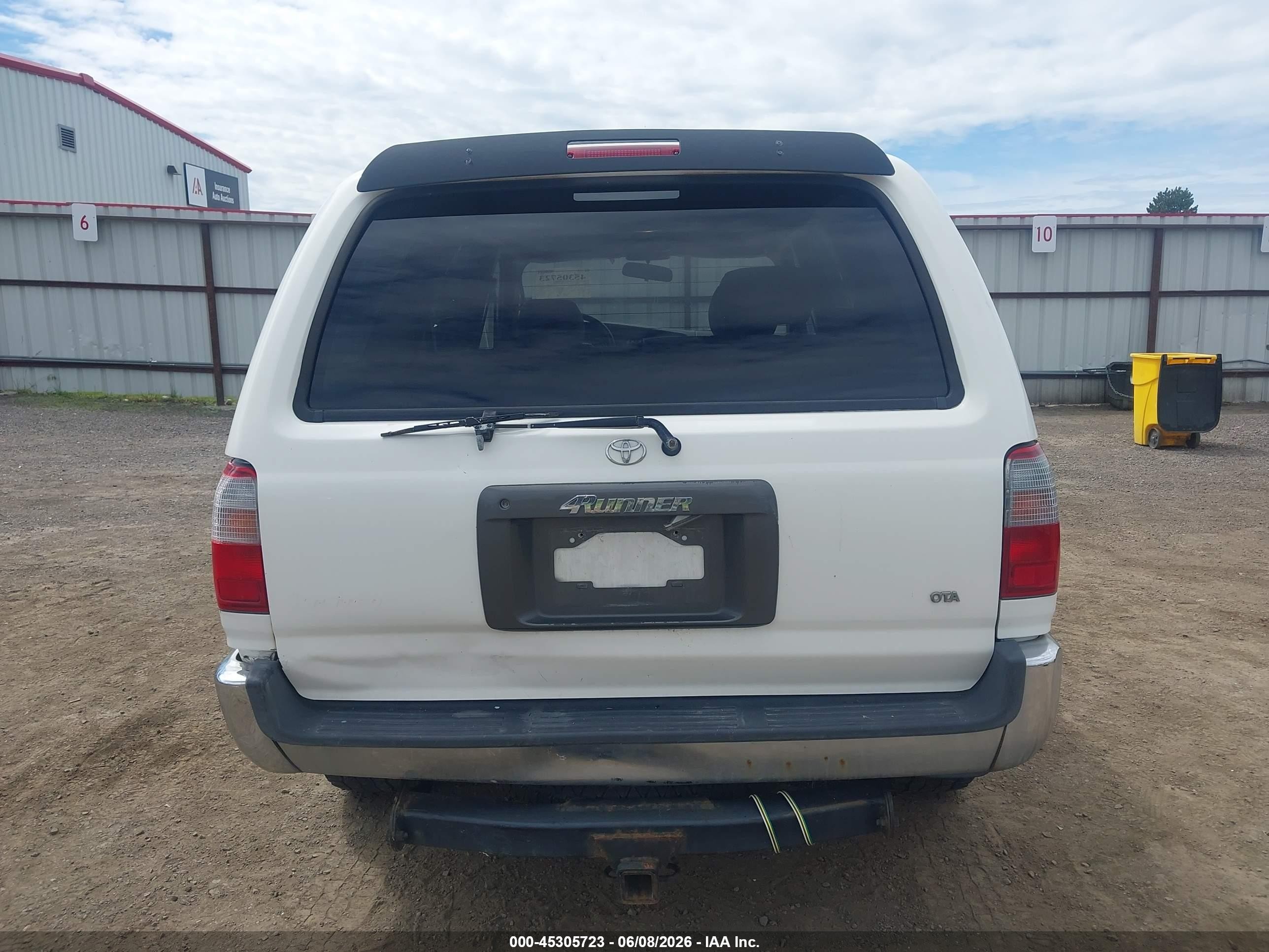 1997 Toyota 4runner Sr5 V6 Limited White vin: JT3HN87R2V0086155