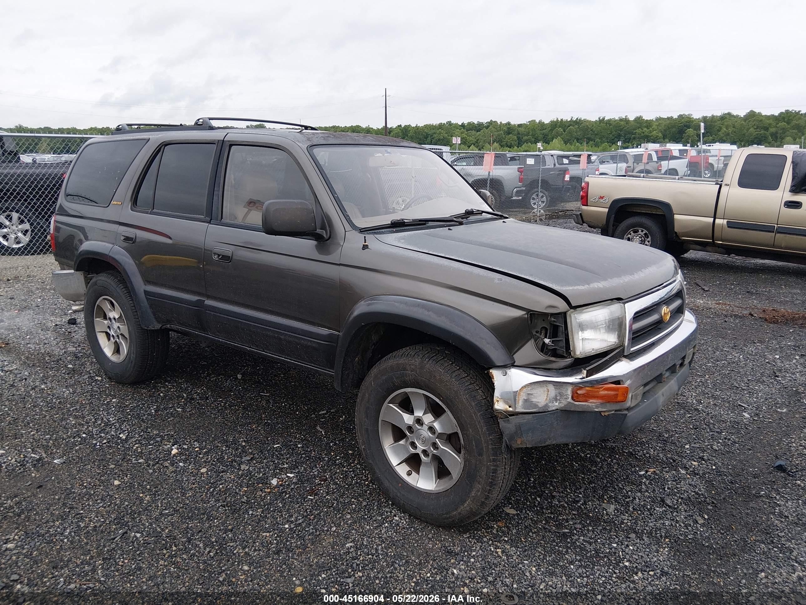 1997 Toyota 4runner Sr5 V6 Limited Gray vin: JT3HN87R2V0122653