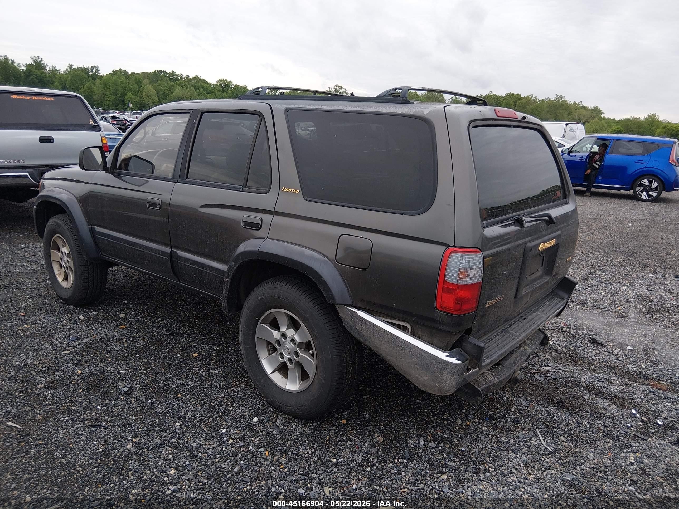 1997 Toyota 4runner Sr5 V6 Limited Gray vin: JT3HN87R2V0122653