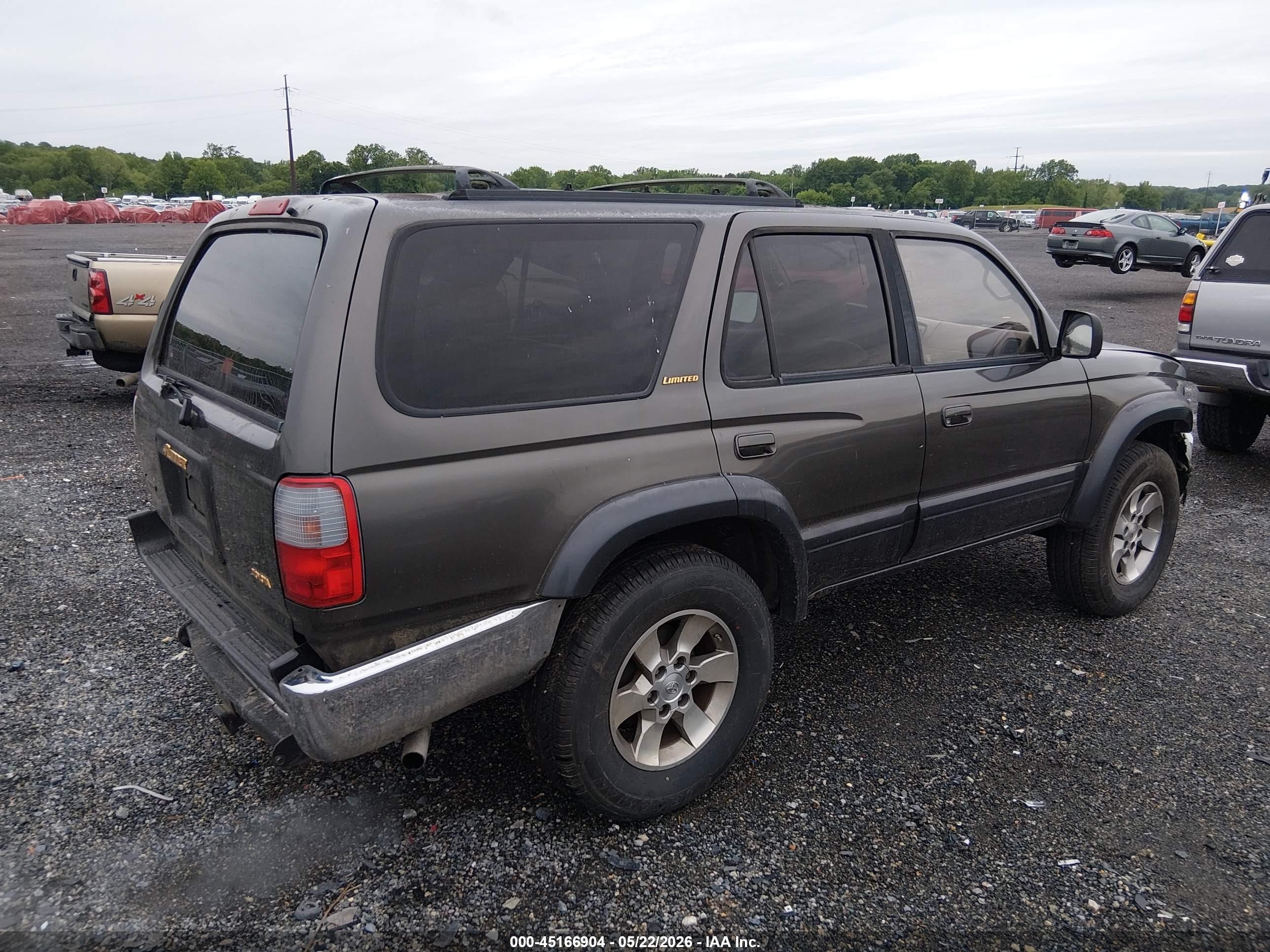 1997 Toyota 4runner Sr5 V6 Limited Gray vin: JT3HN87R2V0122653