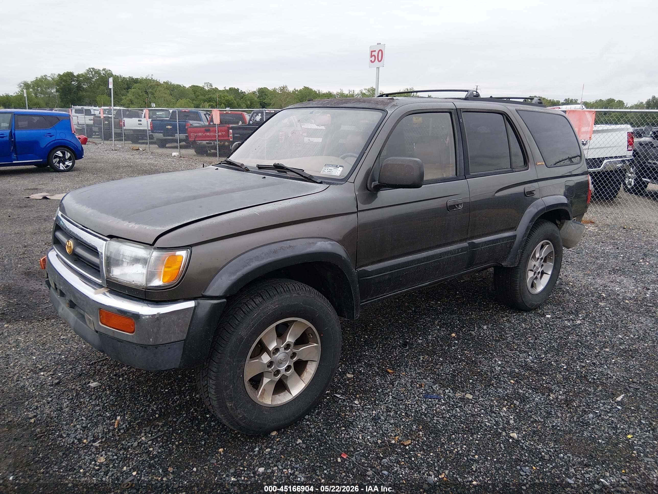 1997 Toyota 4runner Sr5 V6 Limited Gray vin: JT3HN87R2V0122653