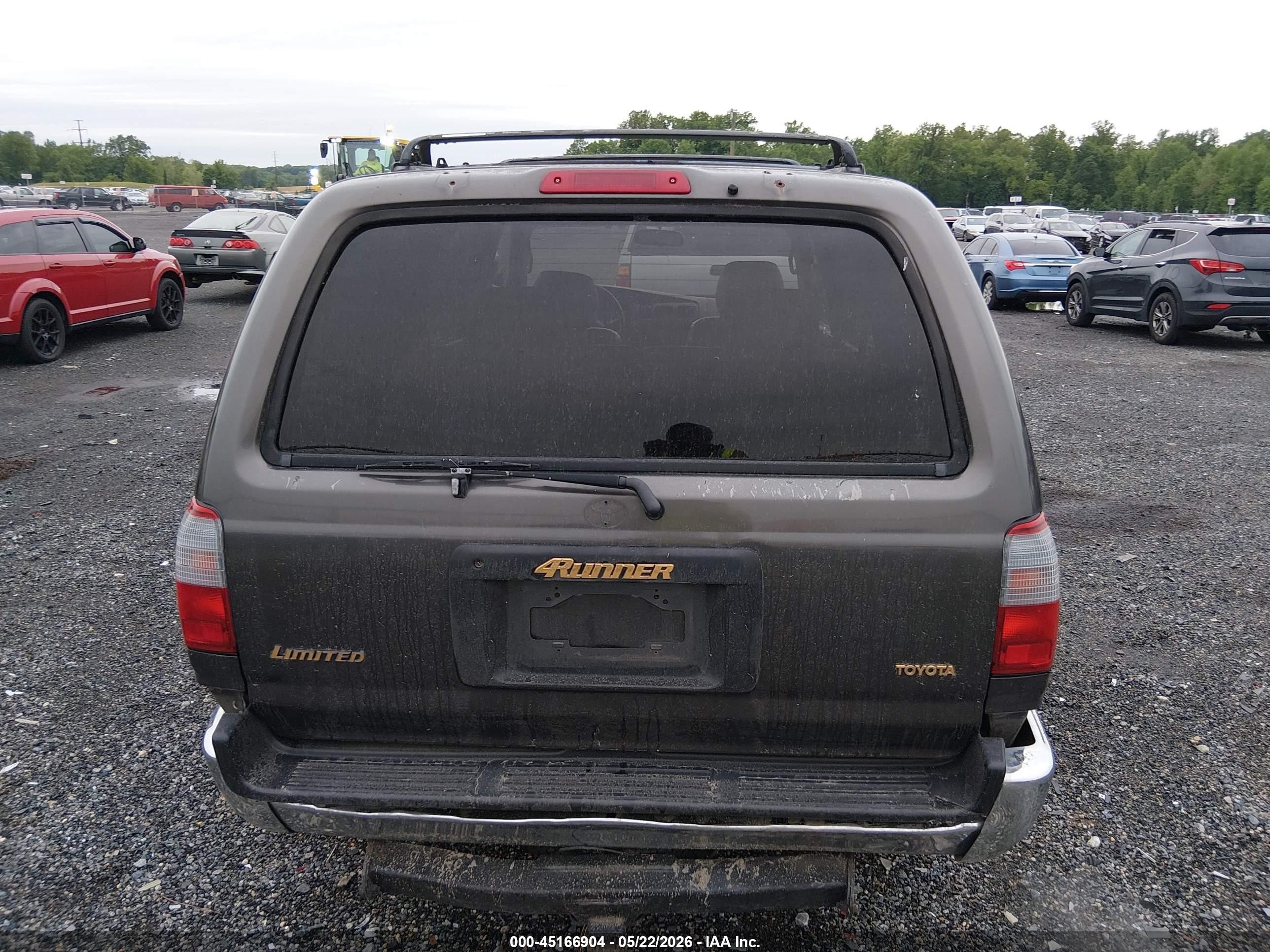 1997 Toyota 4runner Sr5 V6 Limited Gray vin: JT3HN87R2V0122653