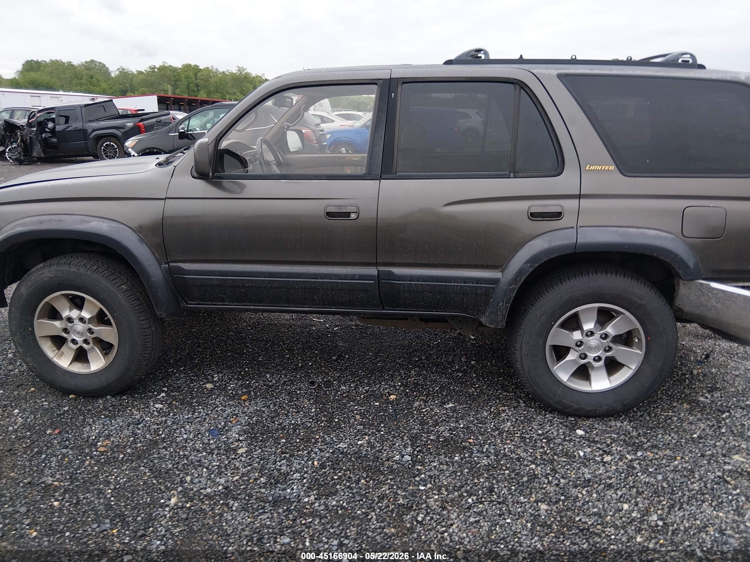1997 Toyota 4runner Sr5 V6 Limited Gray vin: JT3HN87R2V0122653
