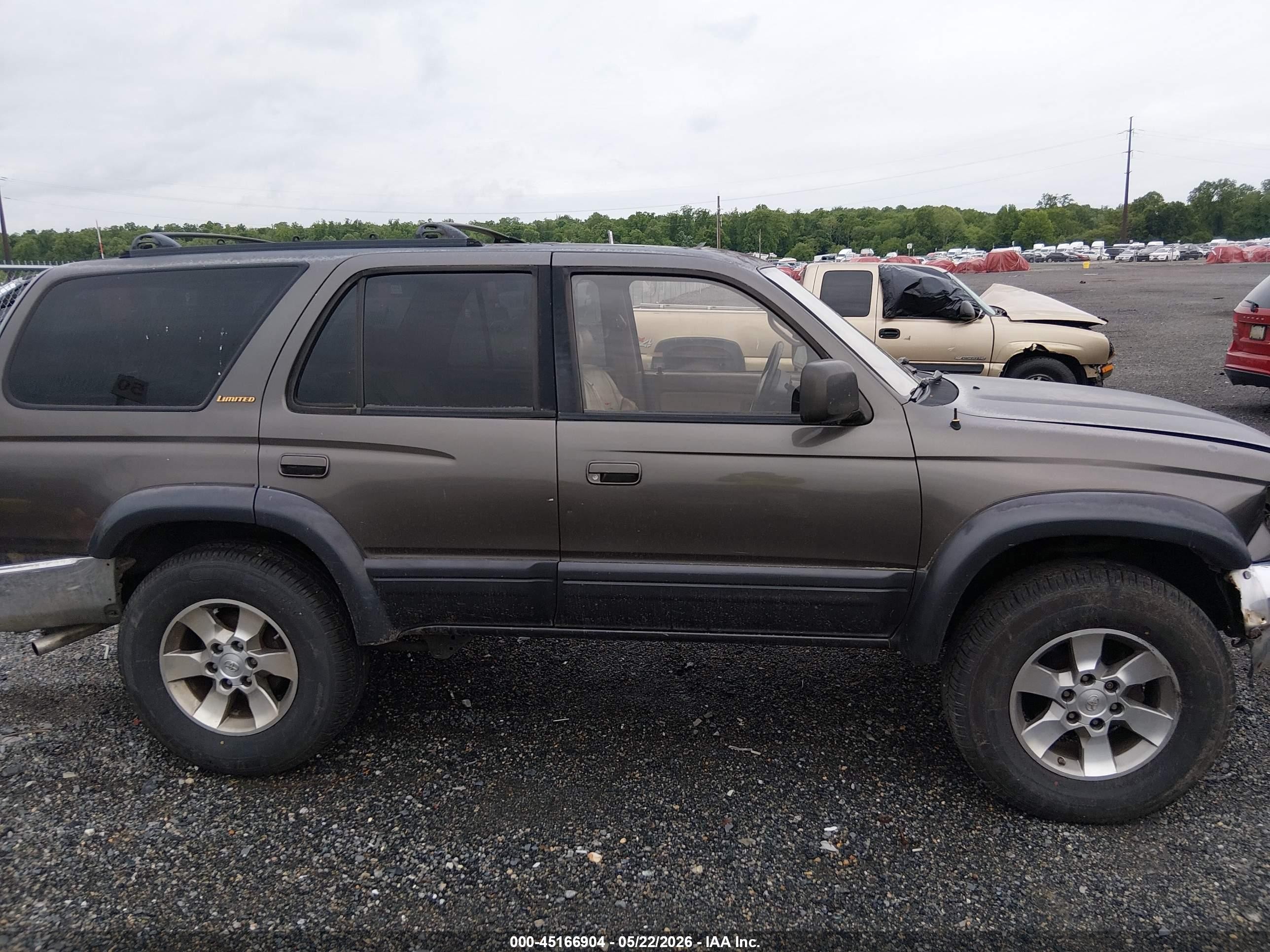 1997 Toyota 4runner Sr5 V6 Limited Gray vin: JT3HN87R2V0122653