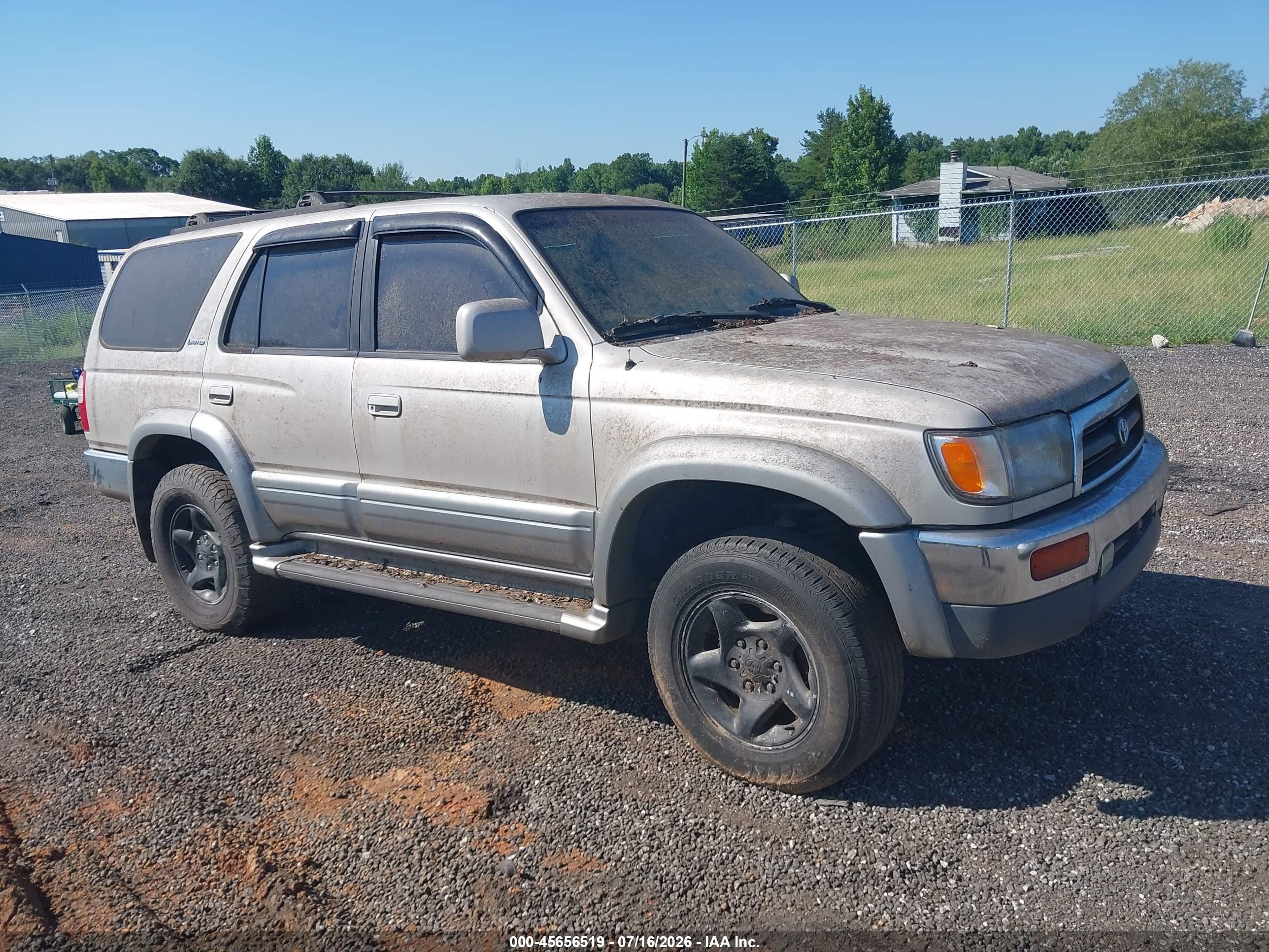 1998 Toyota 4runner Sr5 V6 Limited Silver vin: JT3HN87R2W0180473