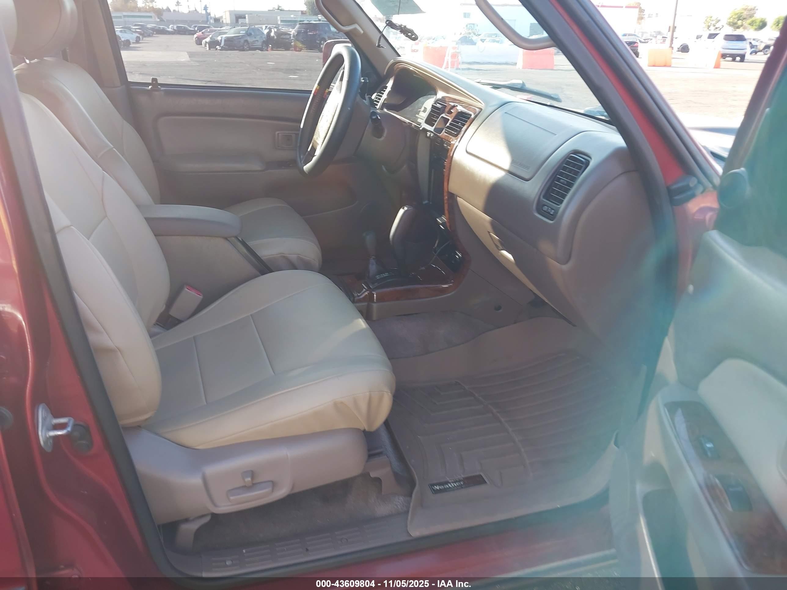 1999 Toyota 4runner Limited V6 Red vin: JT3HN87R2X0200285