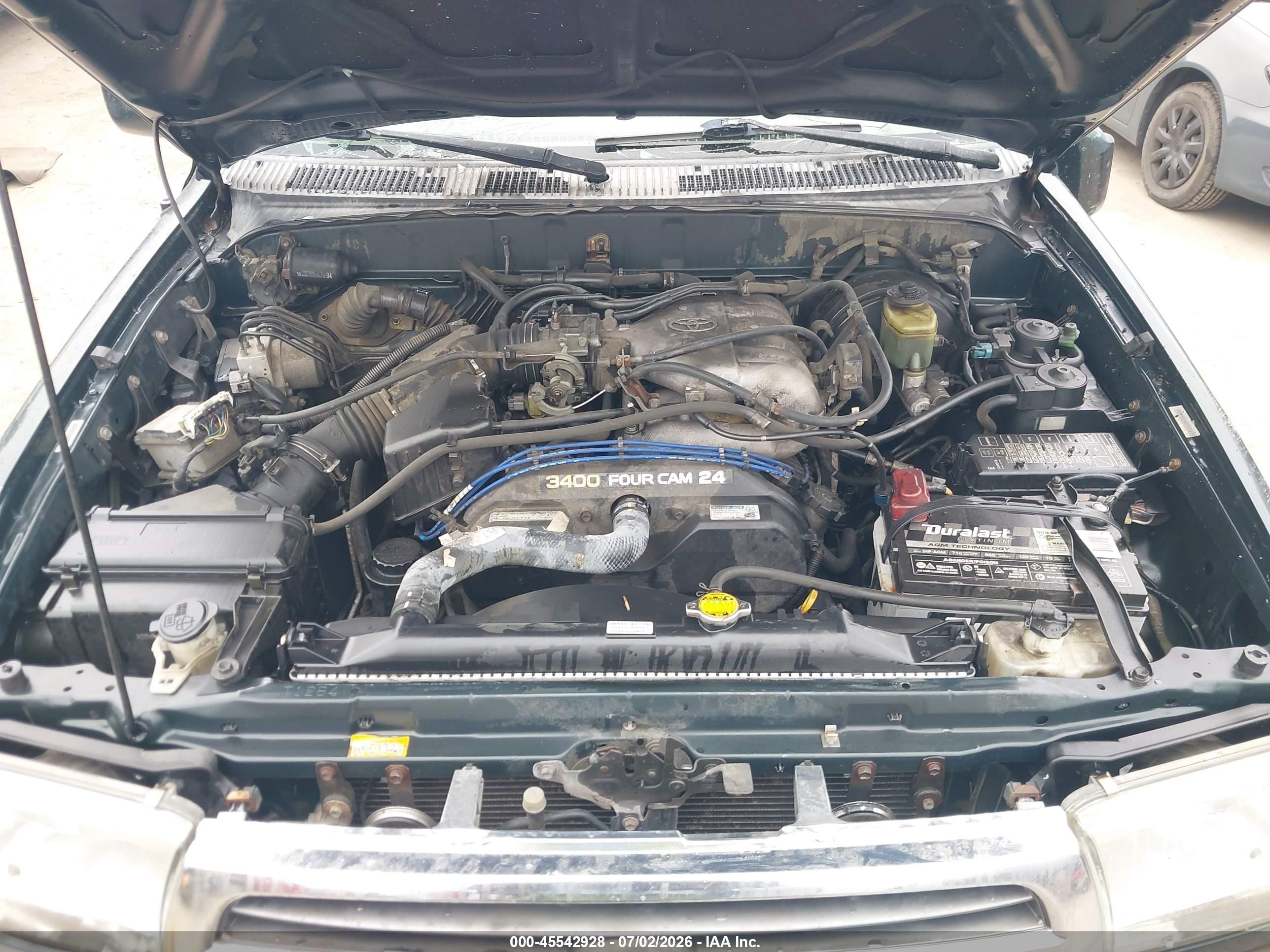 1999 Toyota 4runner Limited V6 Green vin: JT3HN87R2X0229382