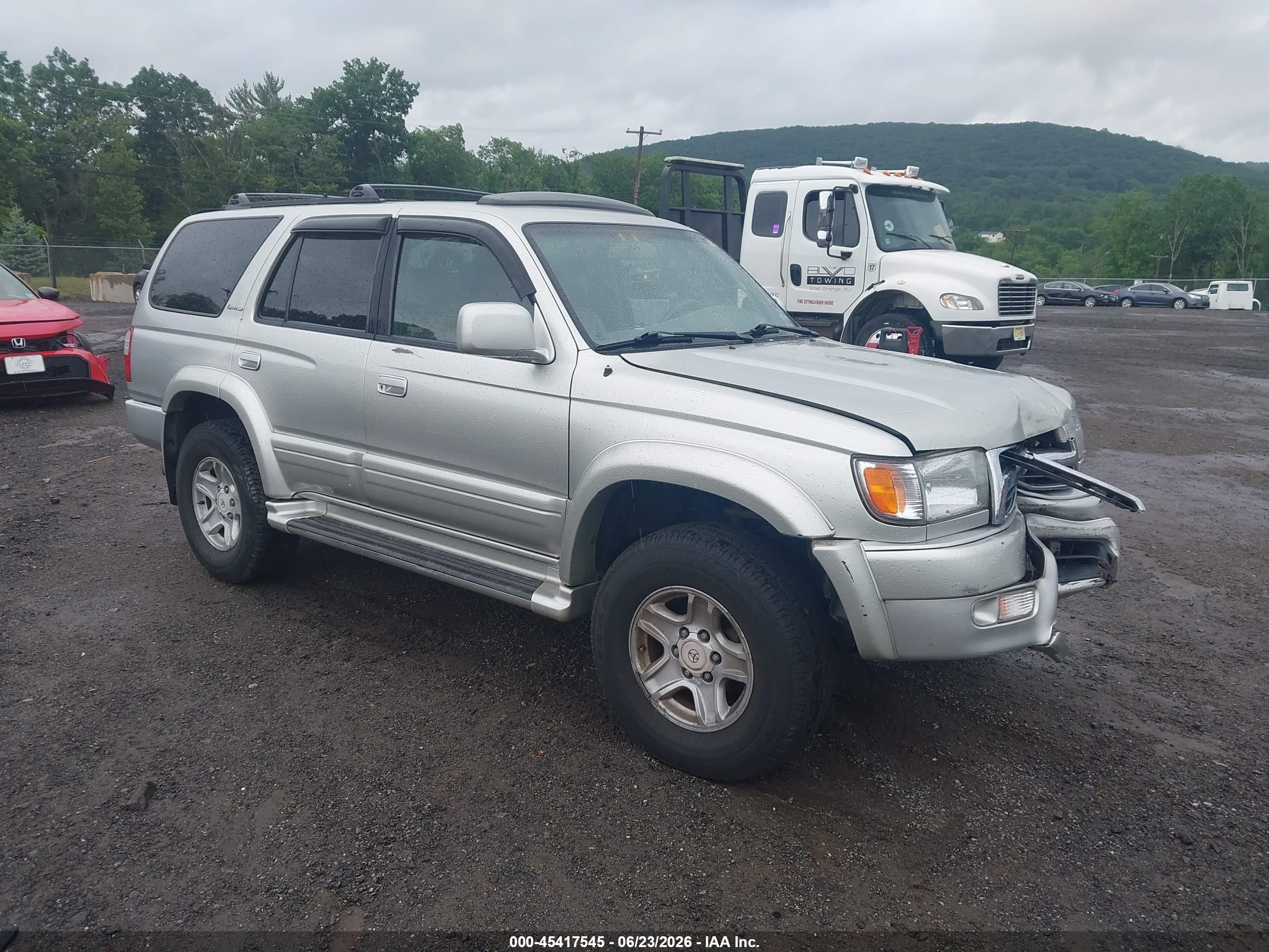 1999 Toyota 4runner Limited V6 Серебряный vin: JT3HN87R2X0244710