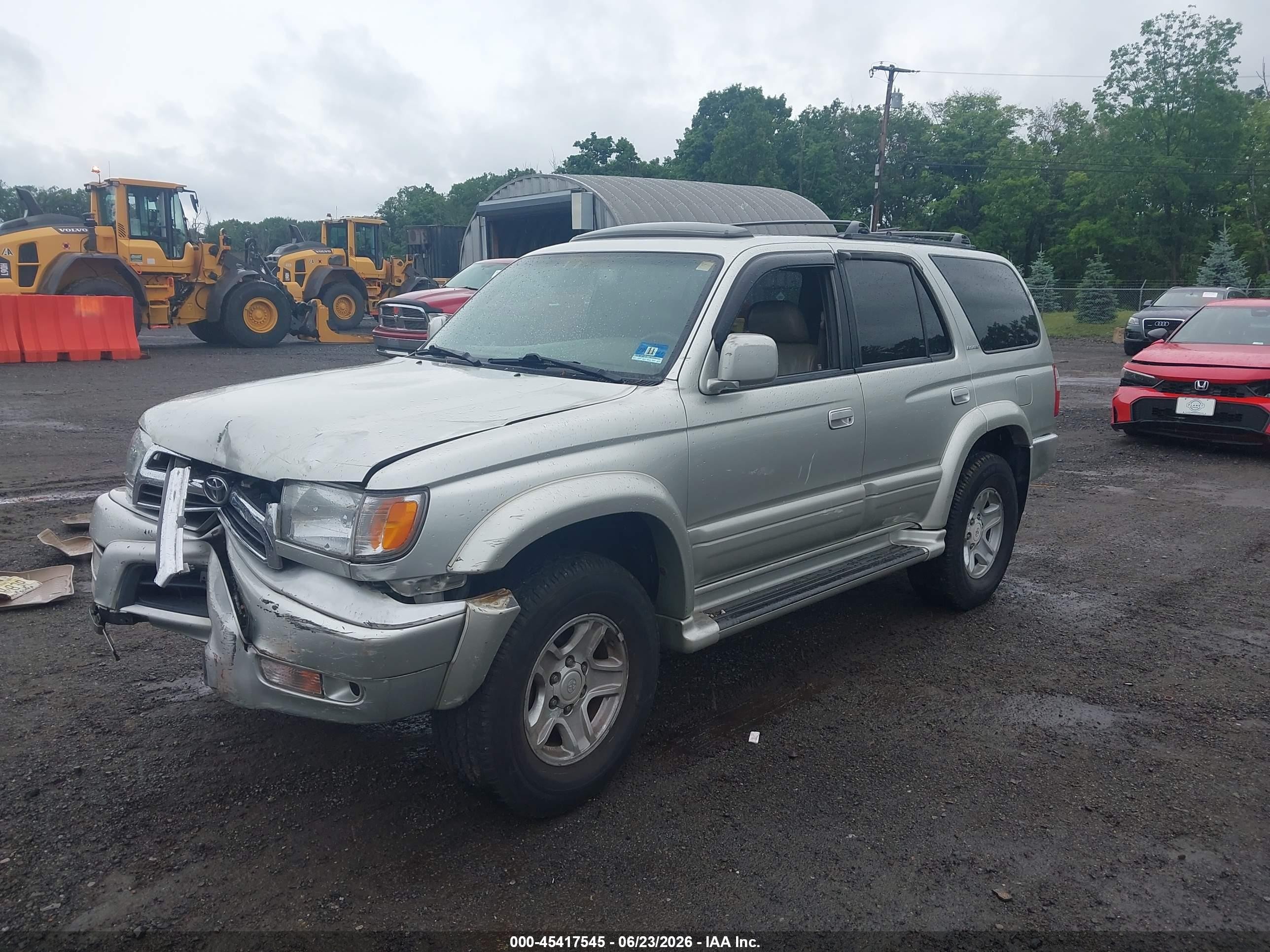 1999 Toyota 4runner Limited V6 Silver vin: JT3HN87R2X0244710
