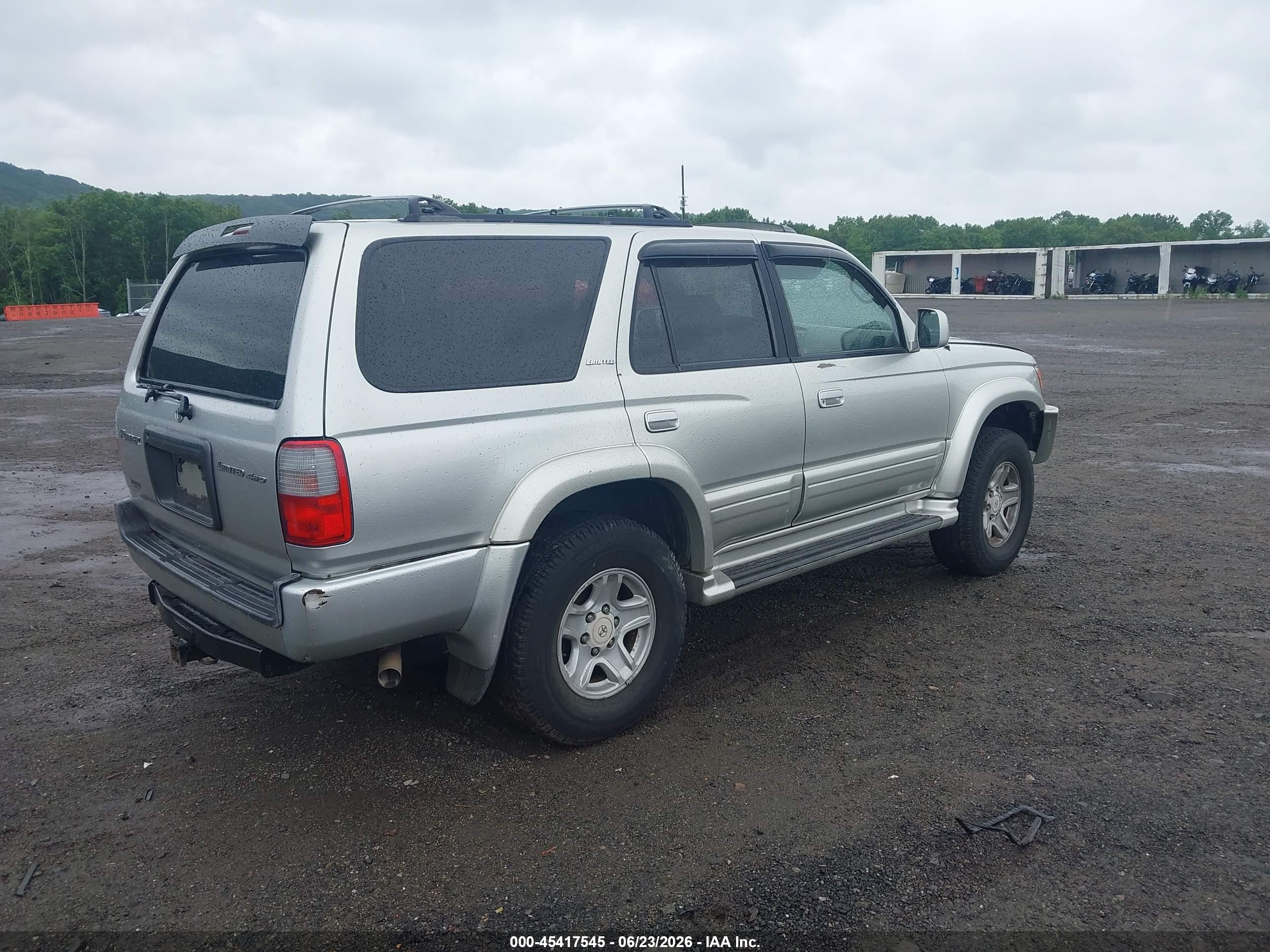 1999 Toyota 4runner Limited V6 Silver vin: JT3HN87R2X0244710