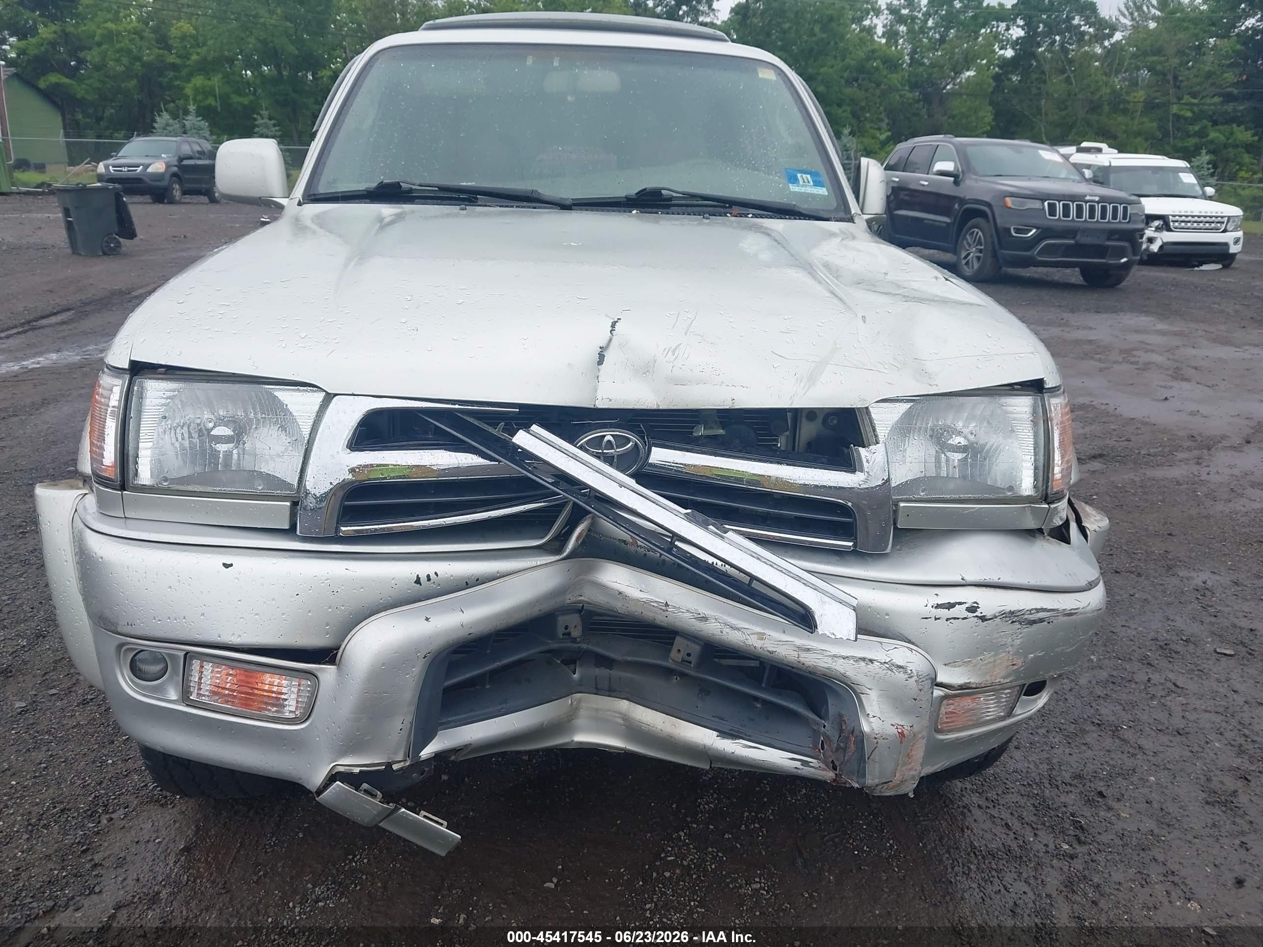 1999 Toyota 4runner Limited V6 Silver vin: JT3HN87R2X0244710
