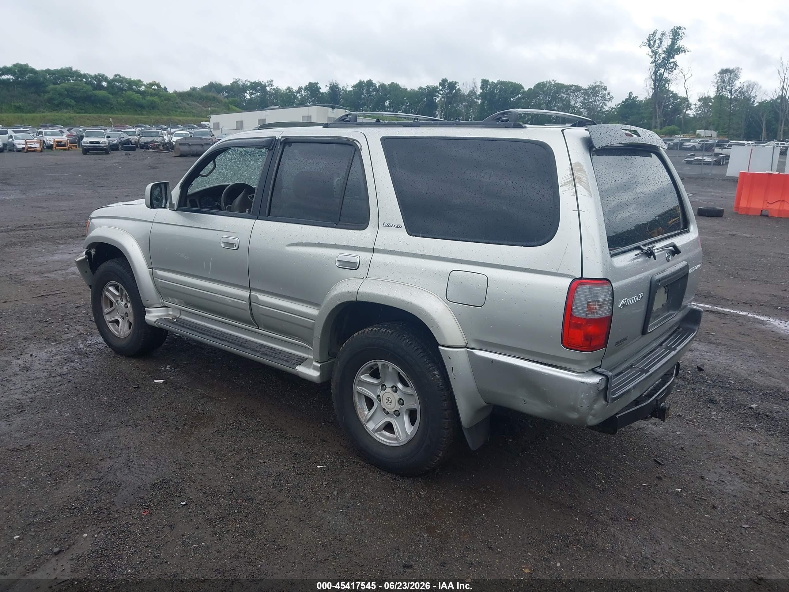 1999 Toyota 4runner Limited V6 Silver vin: JT3HN87R2X0244710