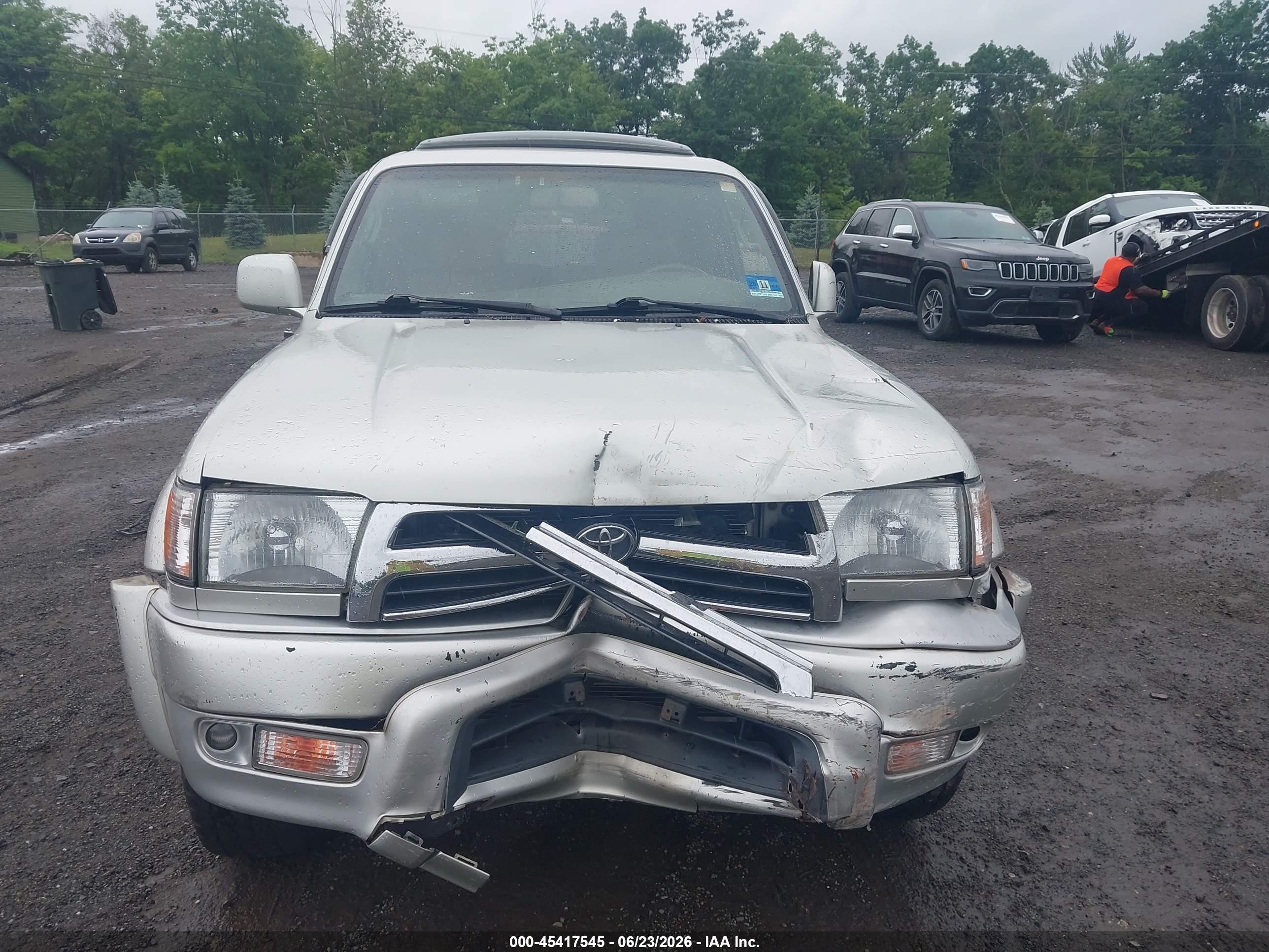 1999 Toyota 4runner Limited V6 Silver vin: JT3HN87R2X0244710