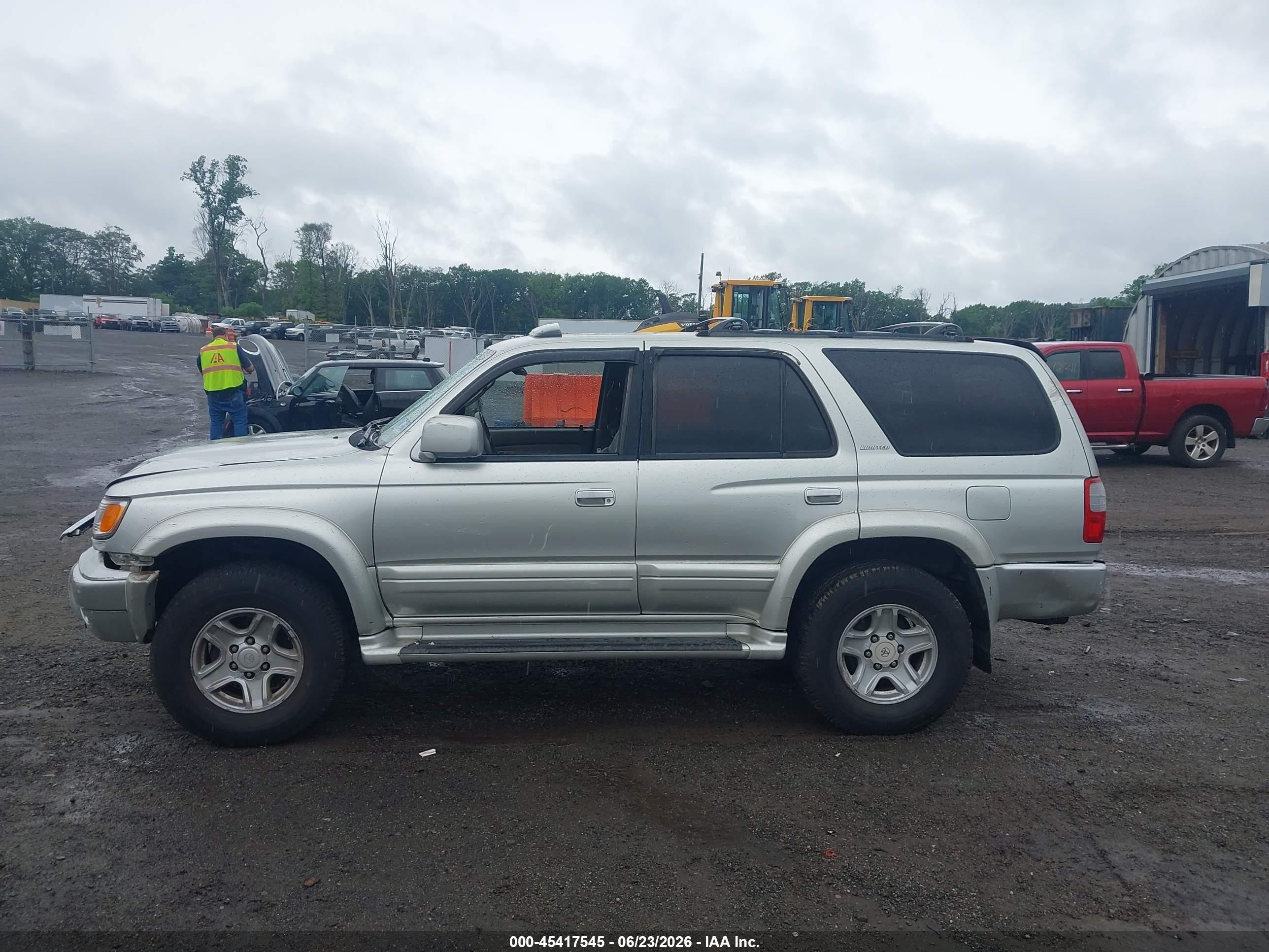 1999 Toyota 4runner Limited V6 Silver vin: JT3HN87R2X0244710