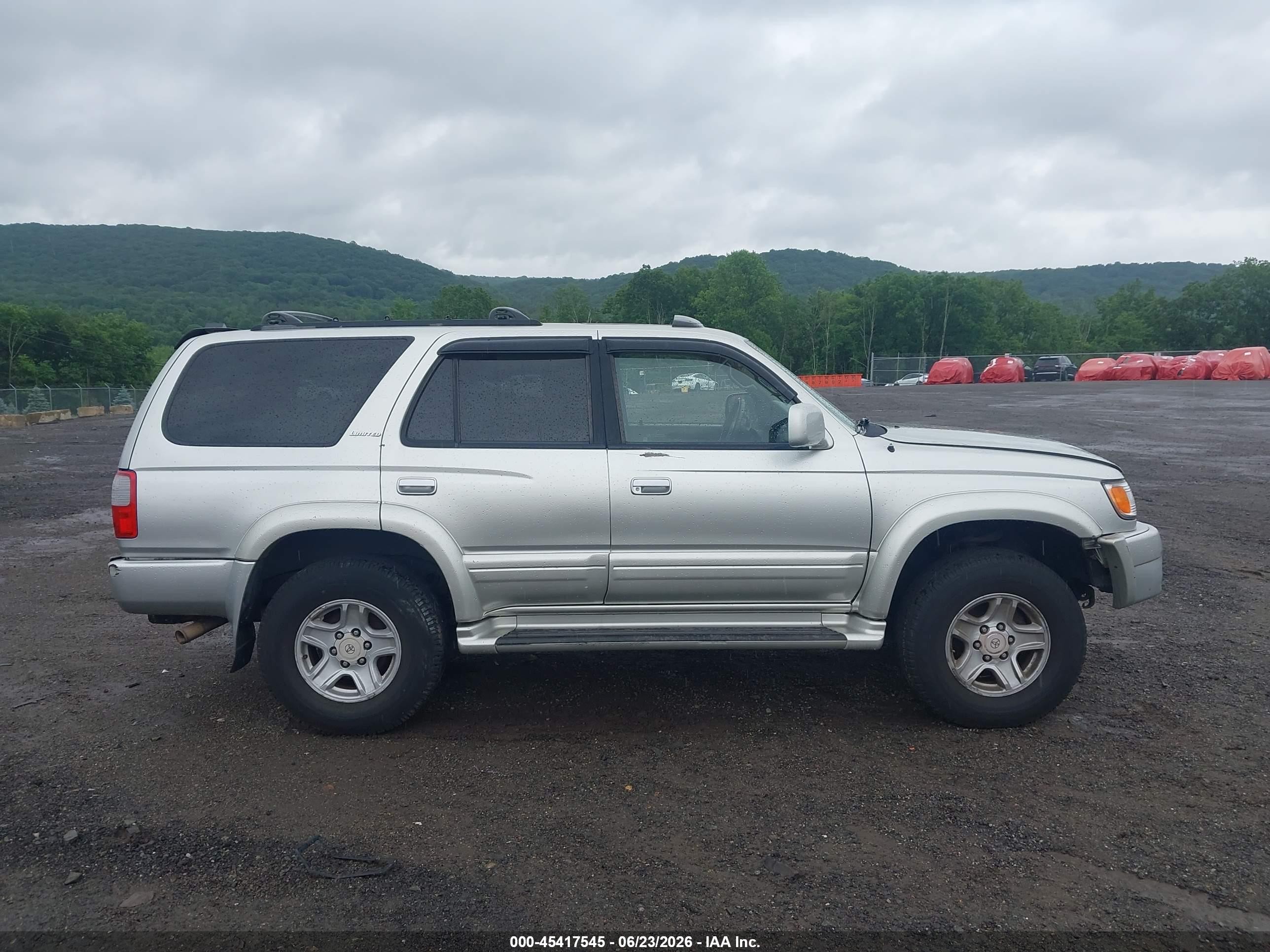 1999 Toyota 4runner Limited V6 Silver vin: JT3HN87R2X0244710