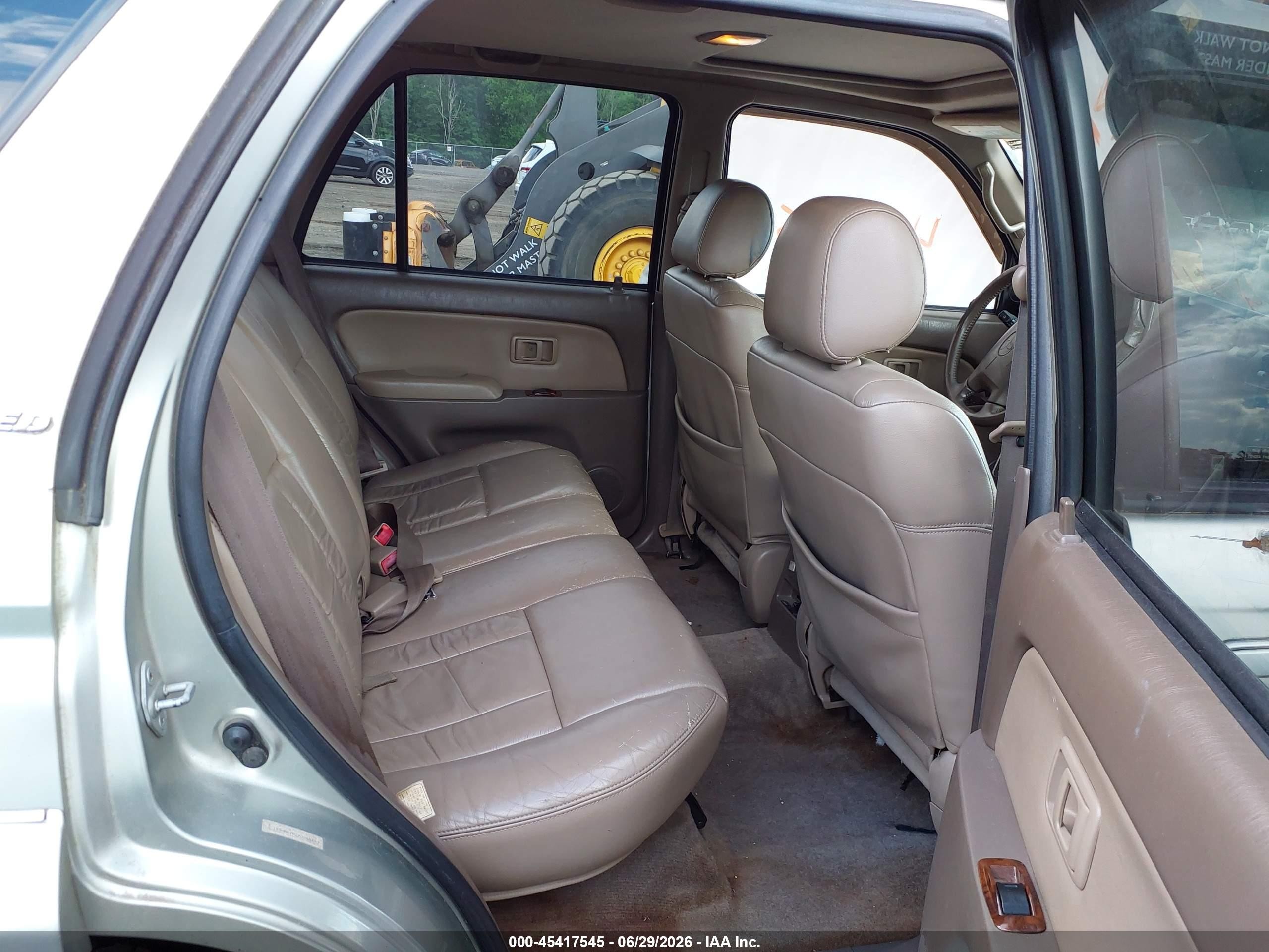 1999 Toyota 4runner Limited V6 Silver vin: JT3HN87R2X0244710
