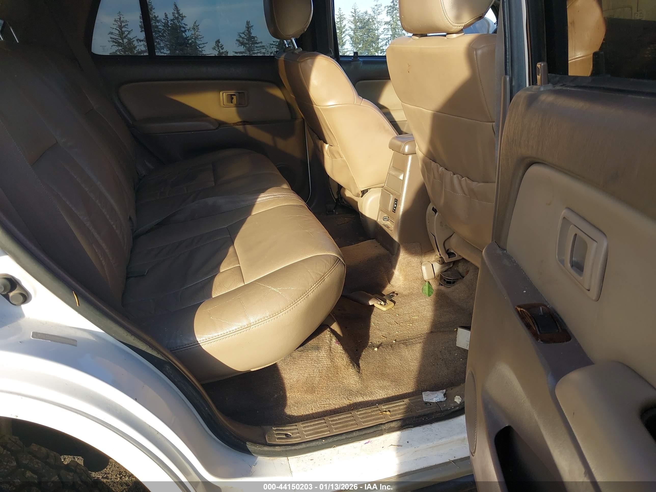 1999 Toyota 4runner Limited V6 White vin: JT3HN87R2X0255061