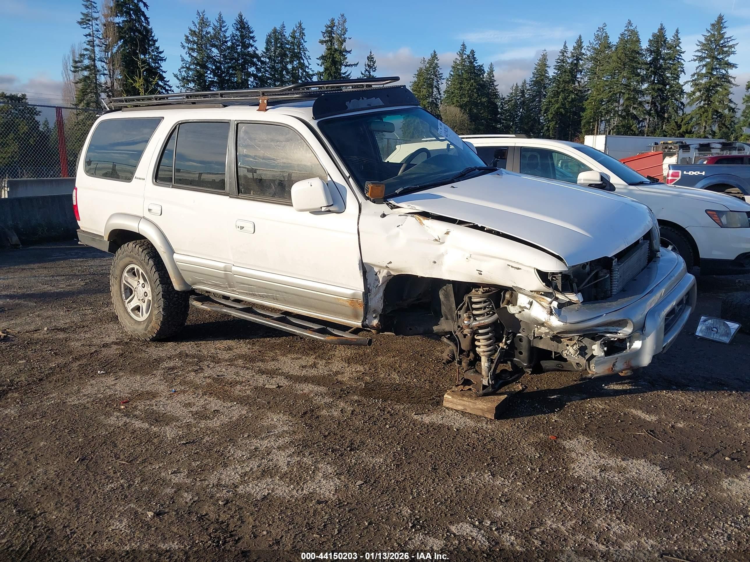 1999 Toyota 4runner Limited V6 White vin: JT3HN87R2X0255061