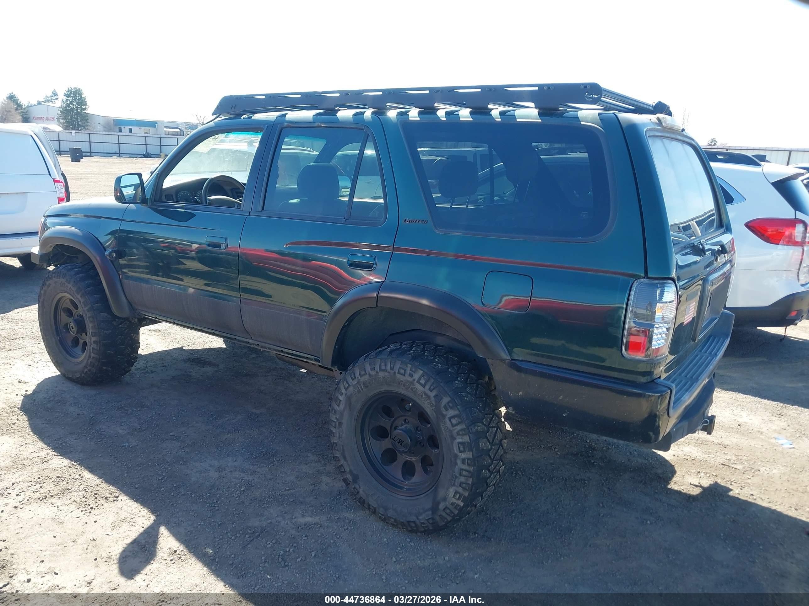 1999 Toyota 4runner Limited V6 Green vin: JT3HN87R2X9022017