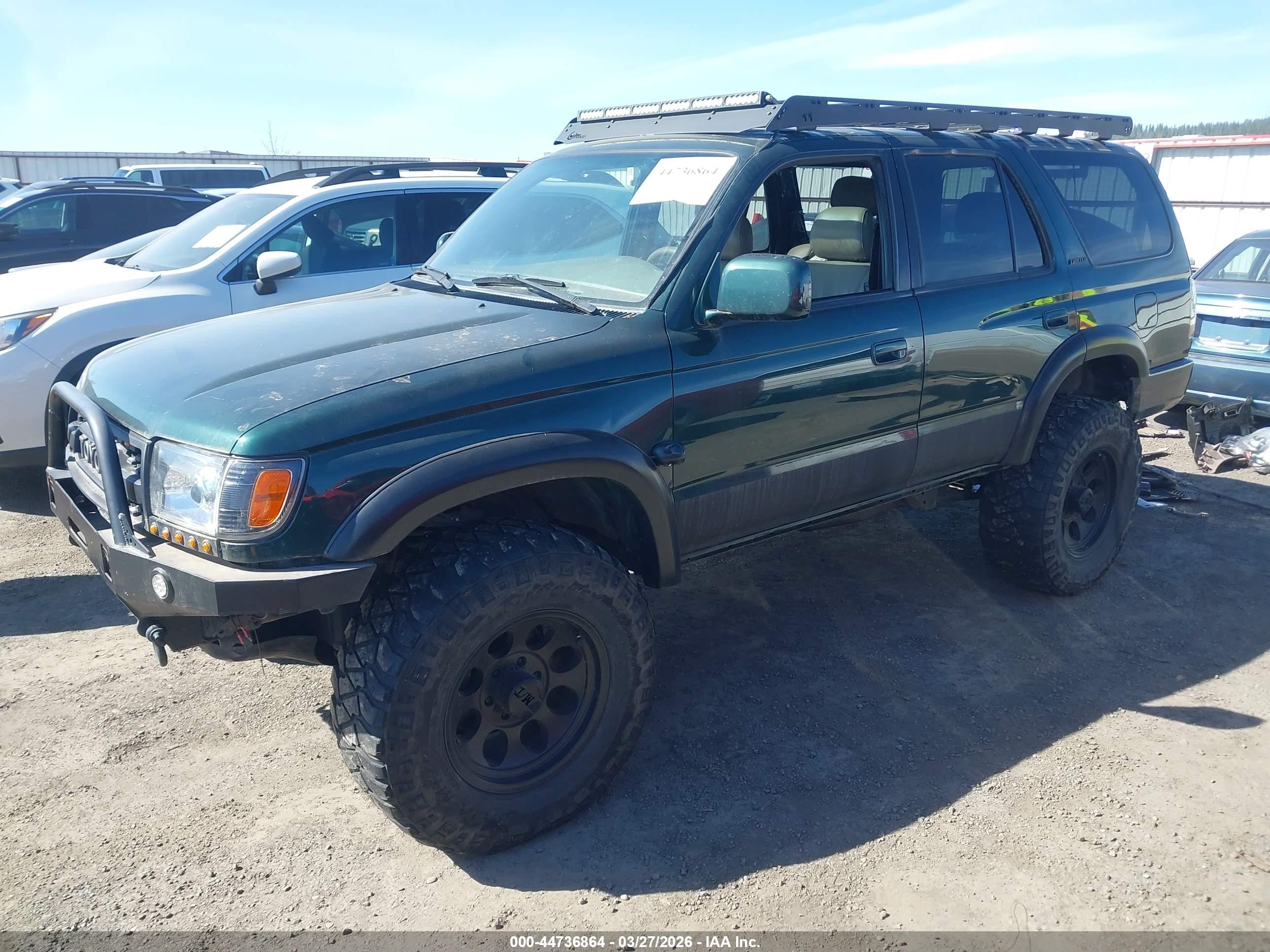 1999 Toyota 4runner Limited V6 Green vin: JT3HN87R2X9022017