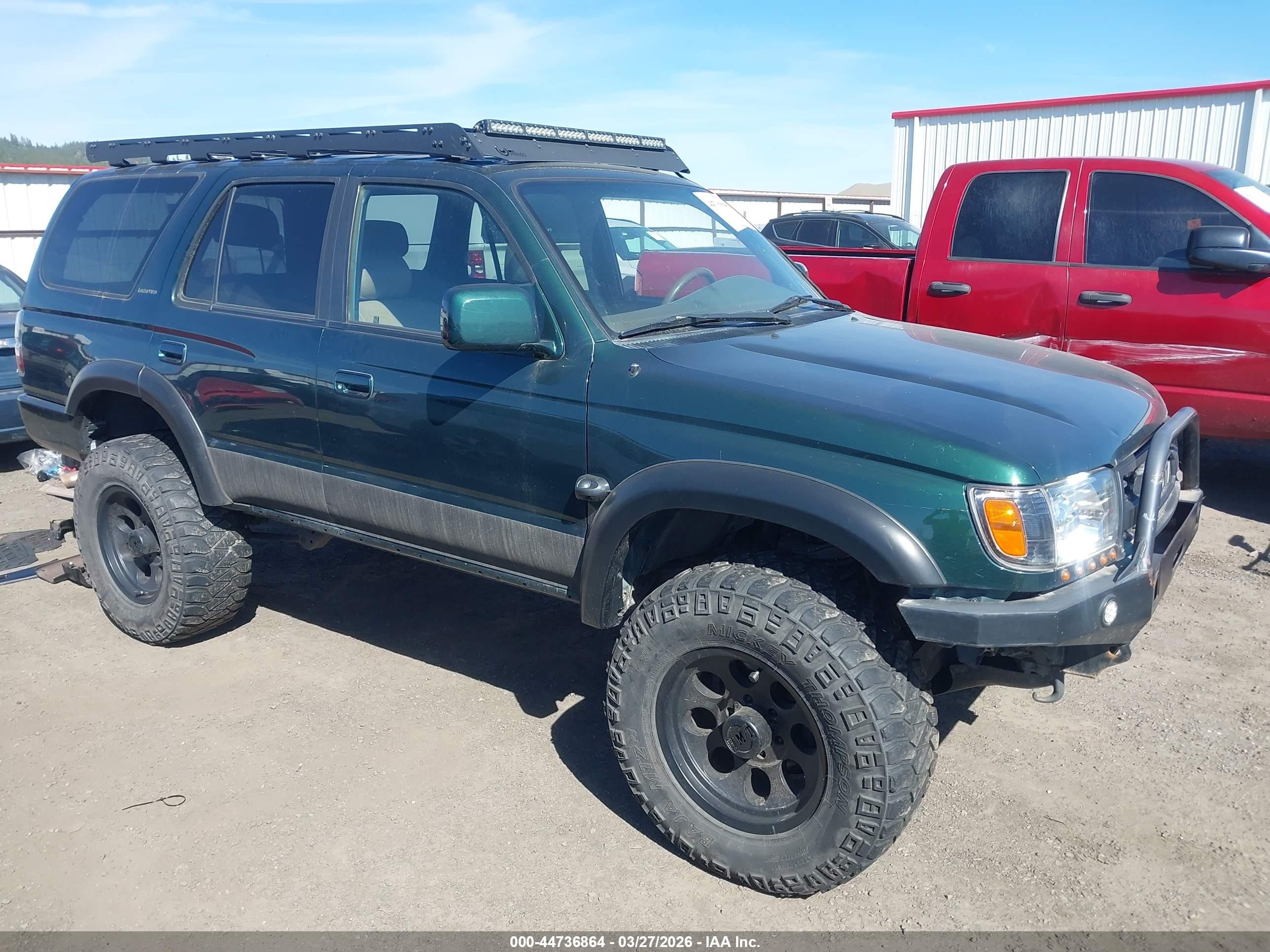 1999 Toyota 4runner Limited V6 Green vin: JT3HN87R2X9022017