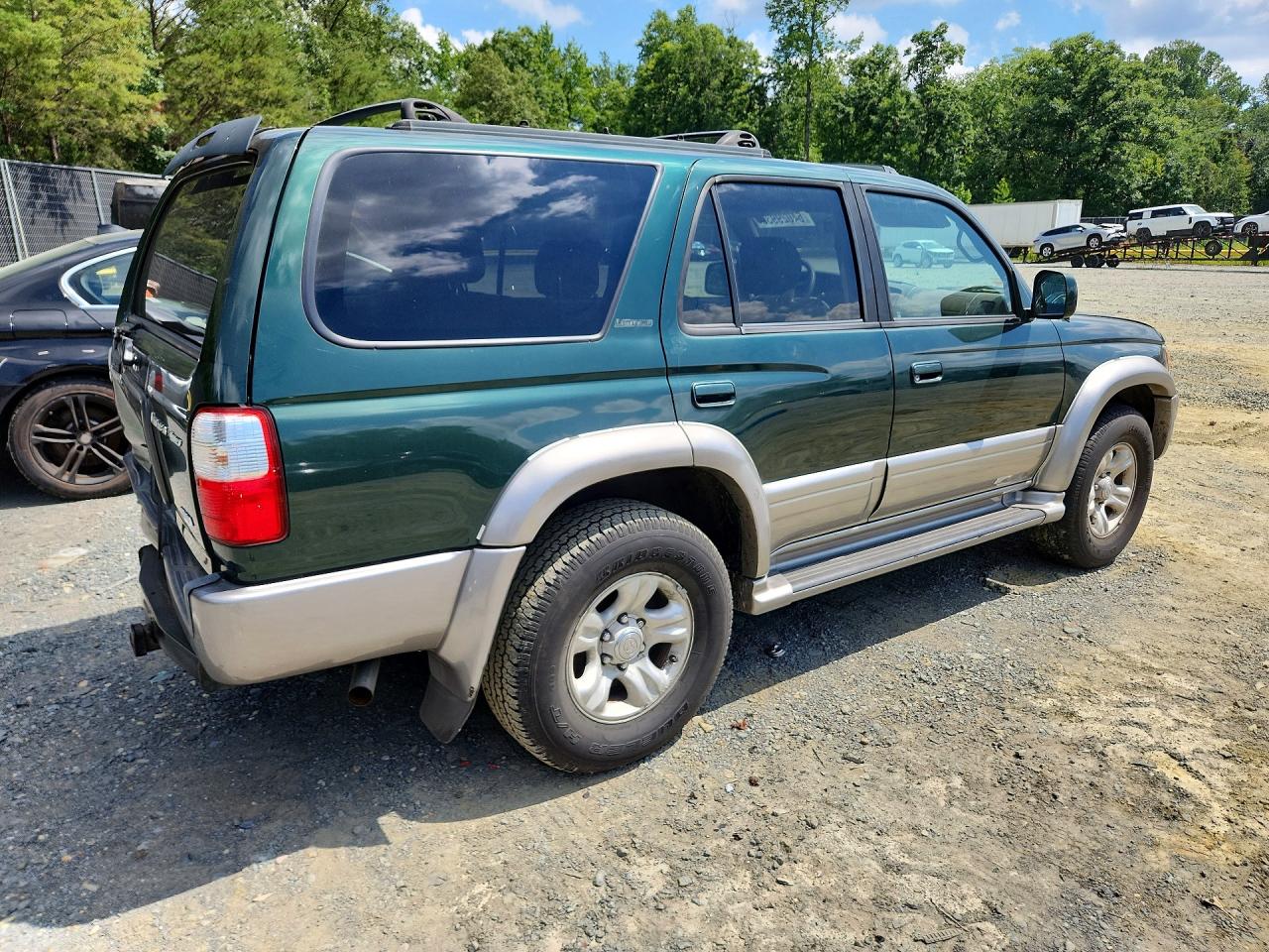 2001 Toyota 4runner Limited Green vin: JT3HN87R319054031