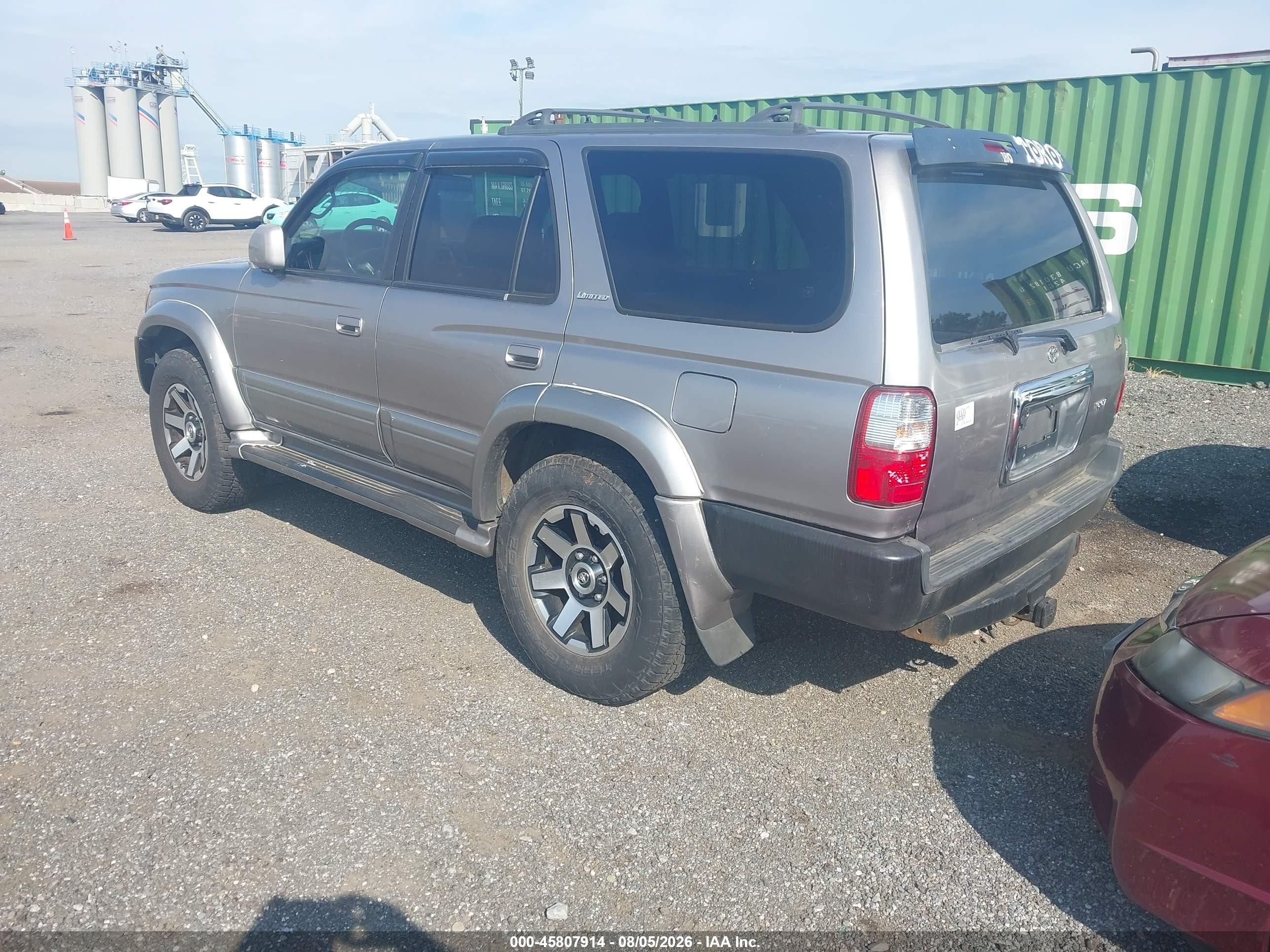 2002 Toyota 4runner Limited V6 Gray vin: JT3HN87R320380840