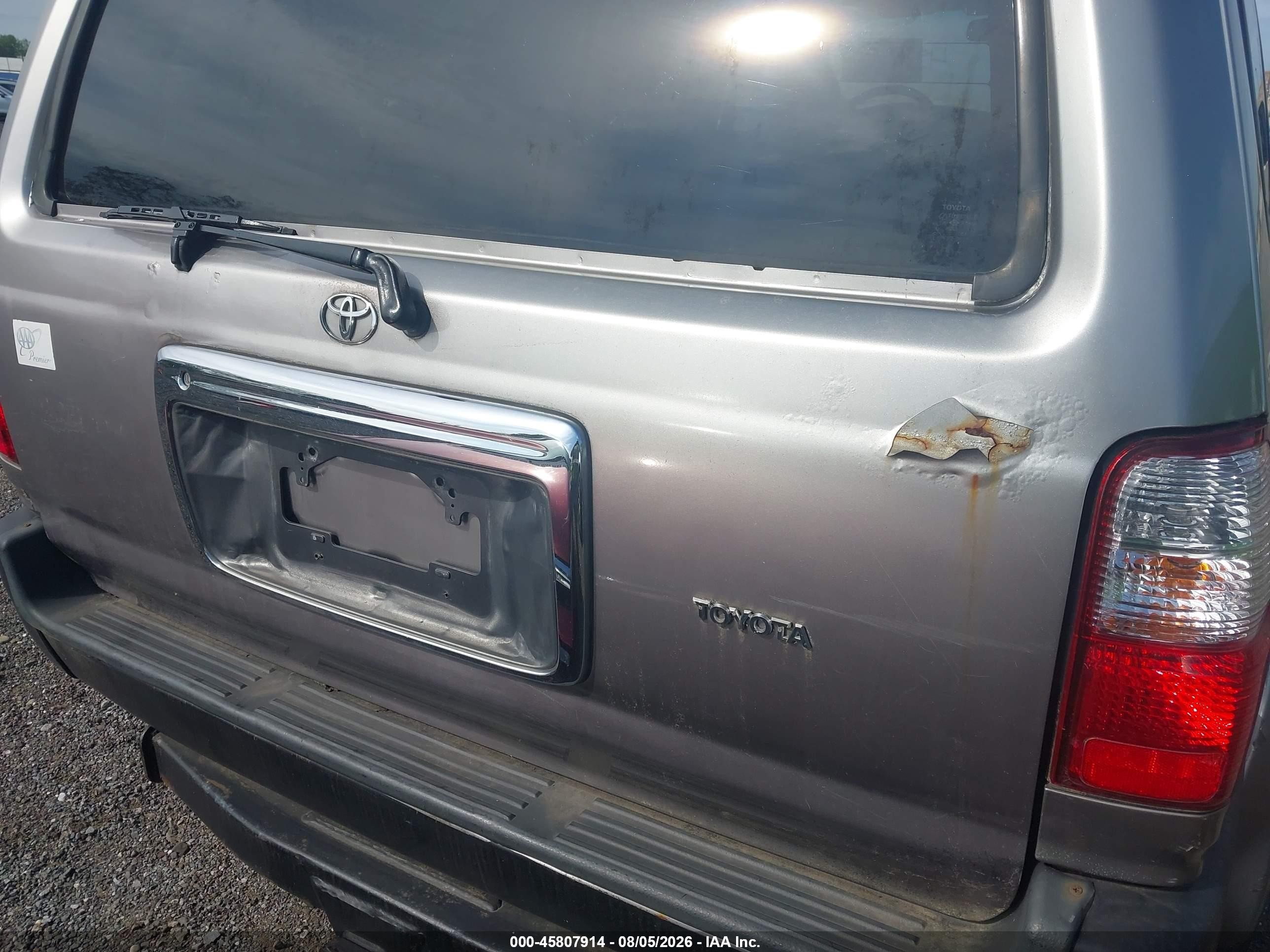 2002 Toyota 4runner Limited V6 Gray vin: JT3HN87R320380840