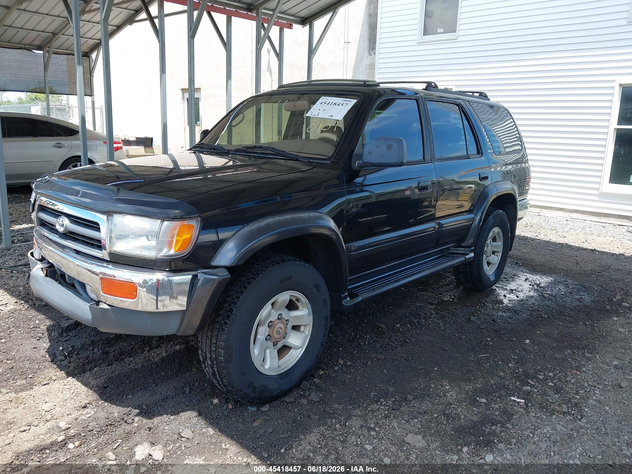 1998 Toyota 4runner Sr5 V6 Limited Black vin: JT3HN87R3W0173449