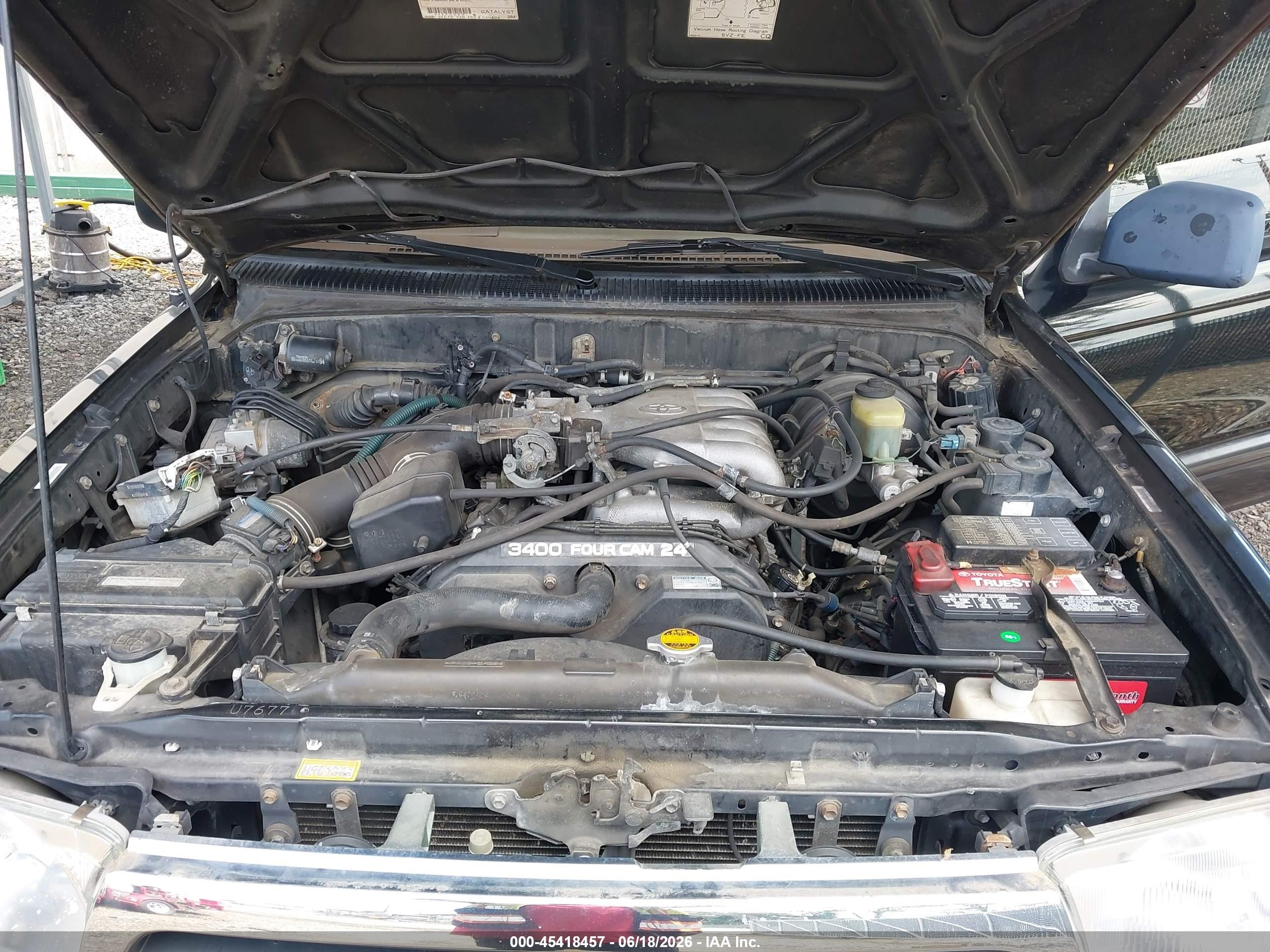 1998 Toyota 4runner Sr5 V6 Limited Black vin: JT3HN87R3W0173449