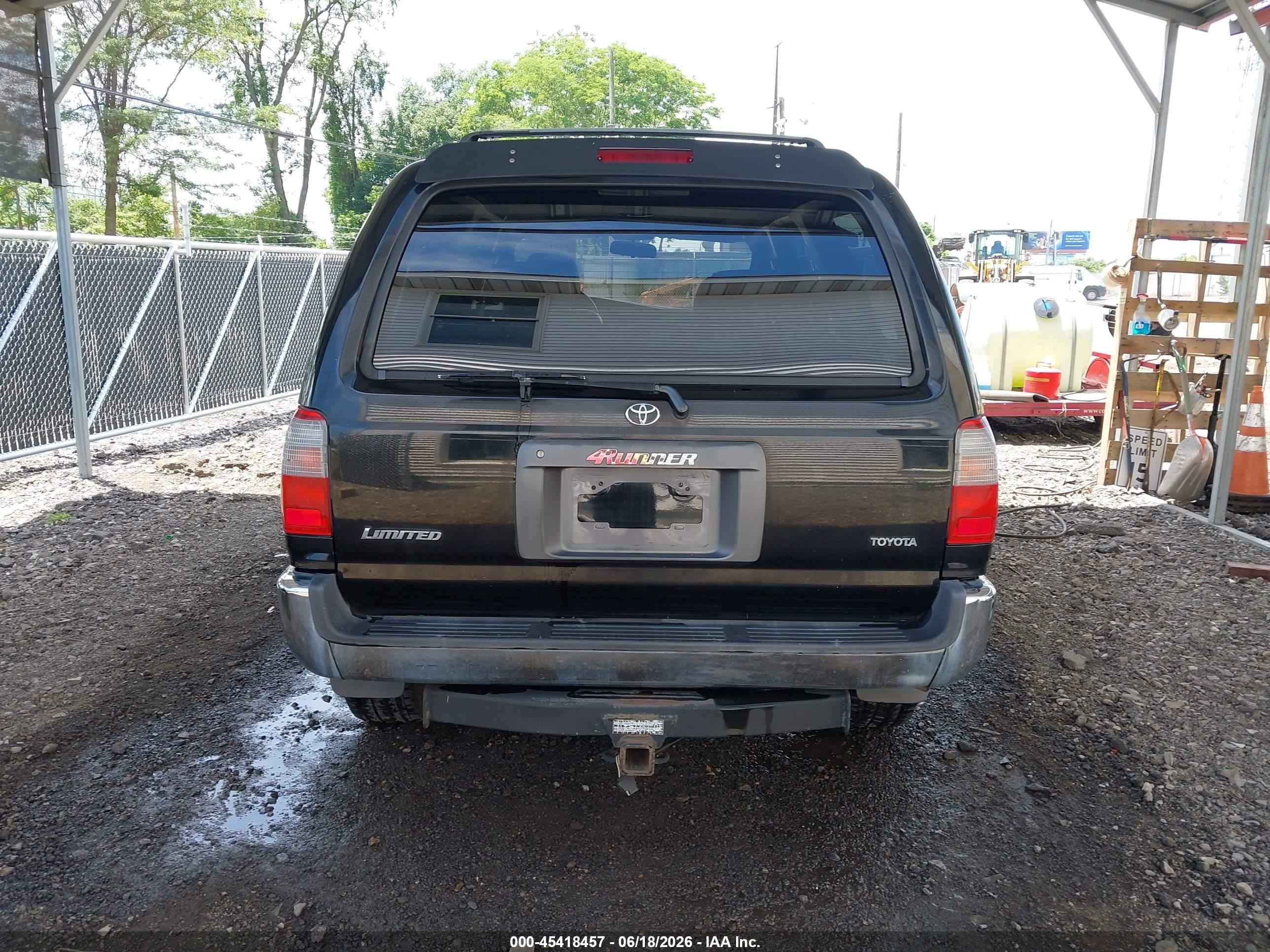 1998 Toyota 4runner Sr5 V6 Limited Black vin: JT3HN87R3W0173449