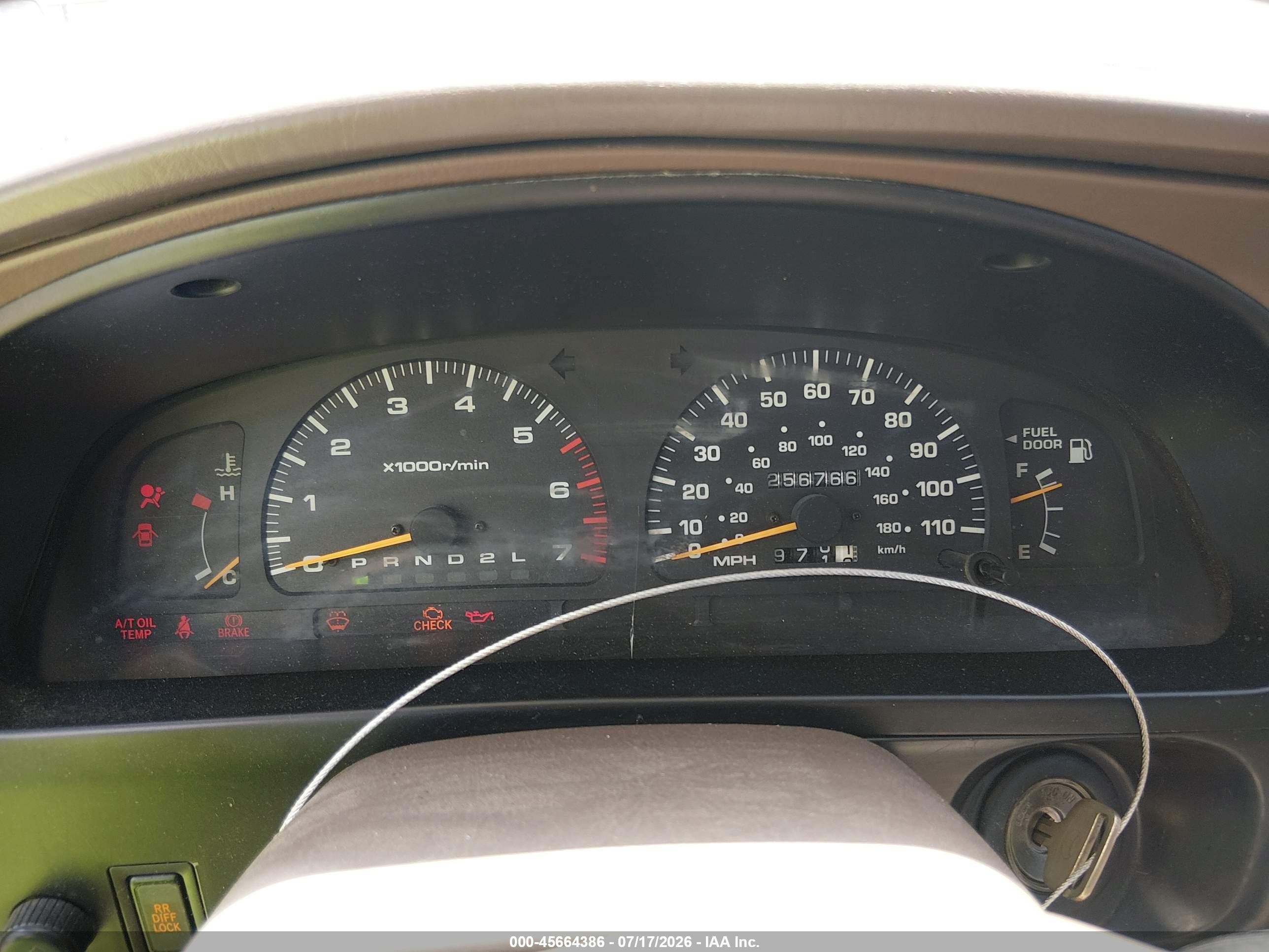 1998 Toyota 4runner Limited Cream vin: JT3HN87R3W0186637