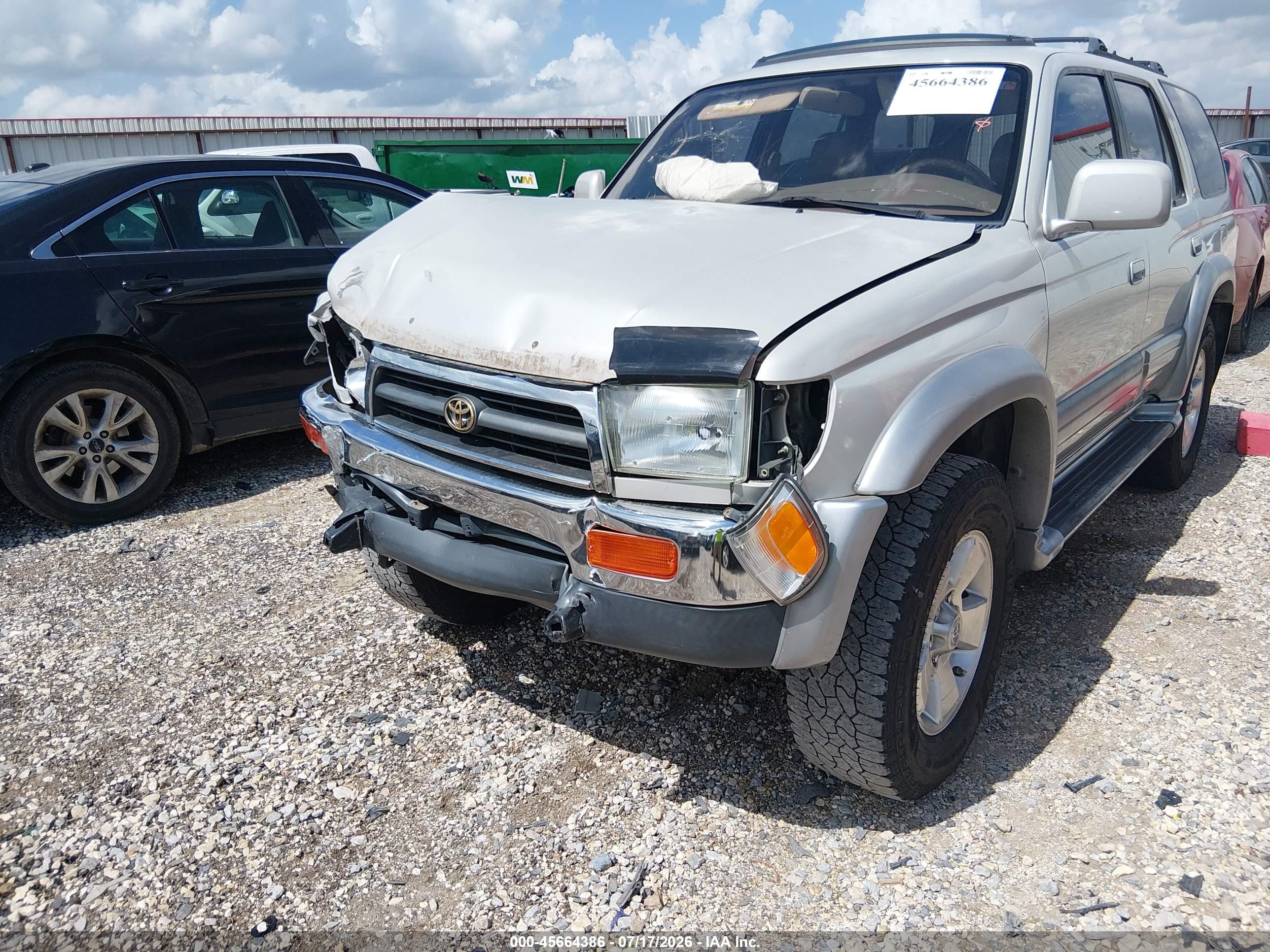 1998 Toyota 4runner Limited Cream vin: JT3HN87R3W0186637