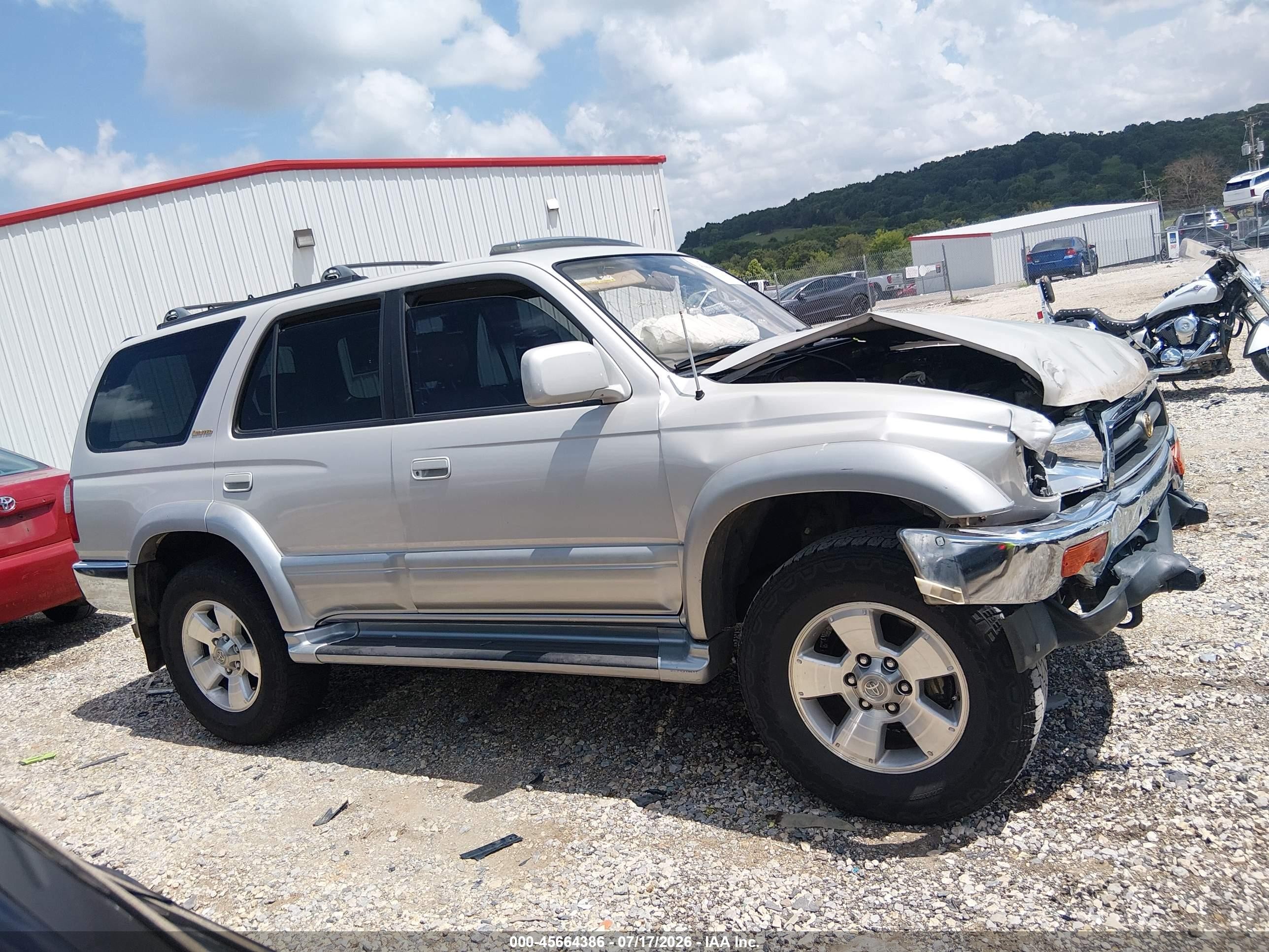 1998 Toyota 4runner Limited Cream vin: JT3HN87R3W0186637