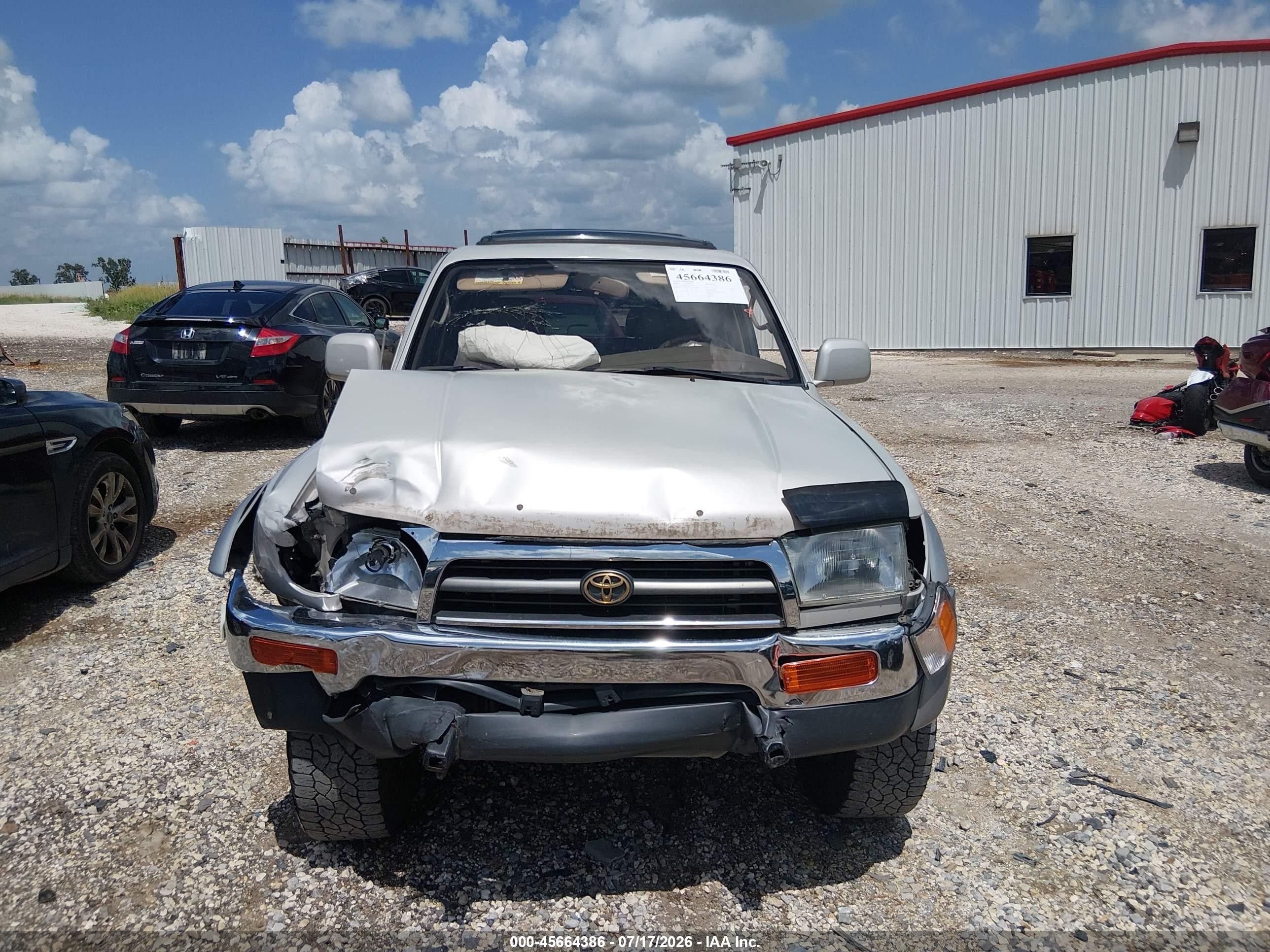 1998 Toyota 4runner Limited Cream vin: JT3HN87R3W0186637