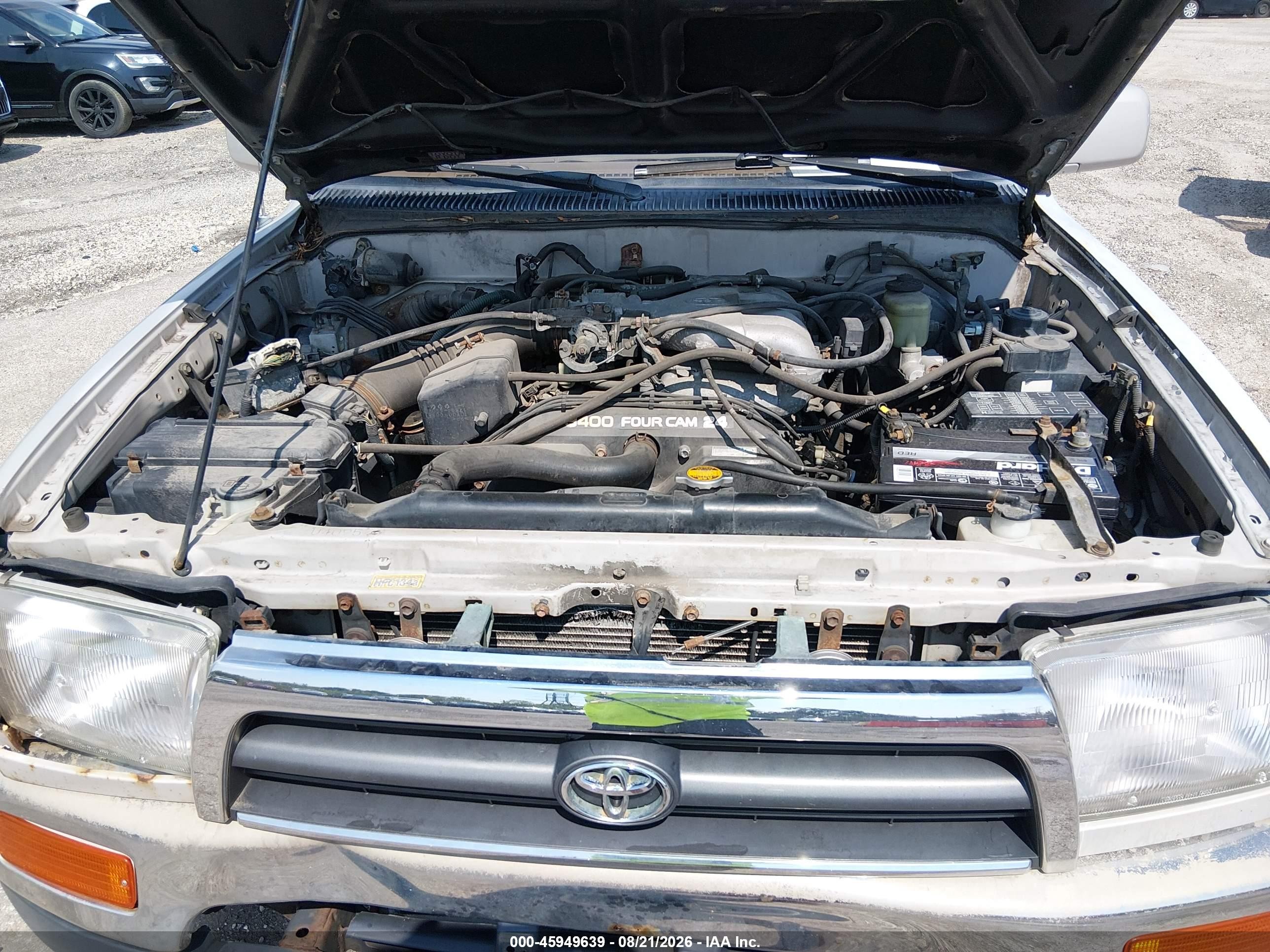 1998 Toyota 4runner Sr5 V6 Limited Silver vin: JT3HN87R3W0190171