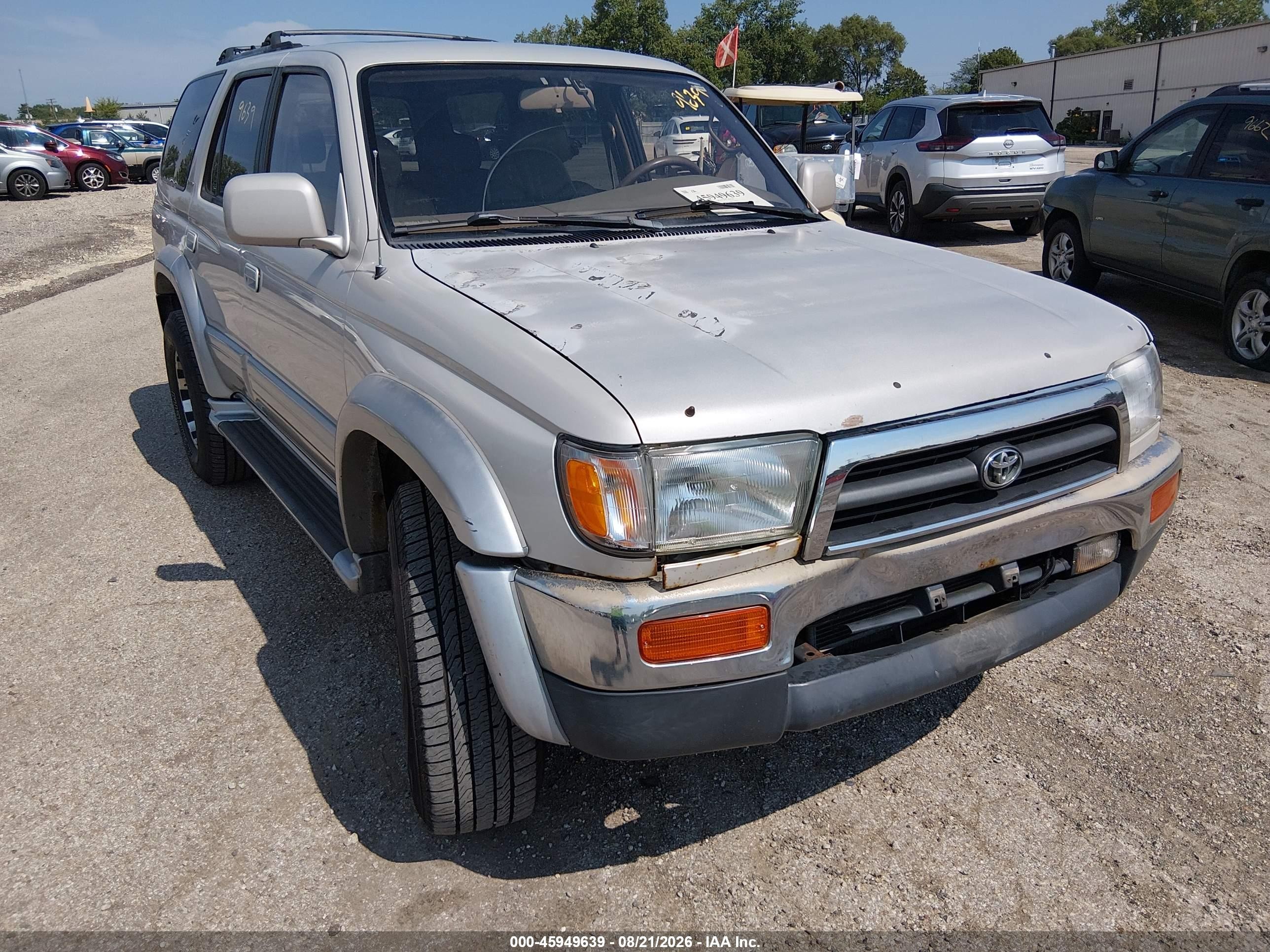 1998 Toyota 4runner Sr5 V6 Limited Silver vin: JT3HN87R3W0190171