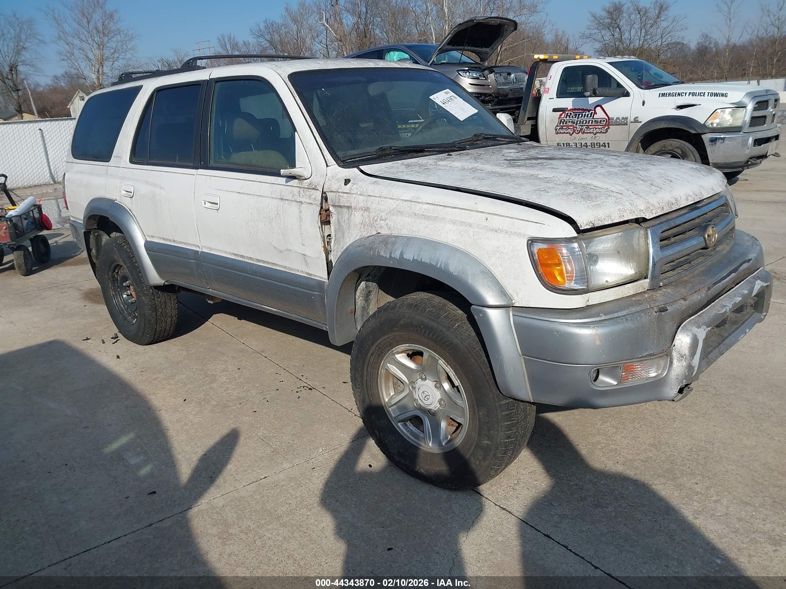 1999 Toyota 4runner Limited V6 White vin: JT3HN87R3X0209478