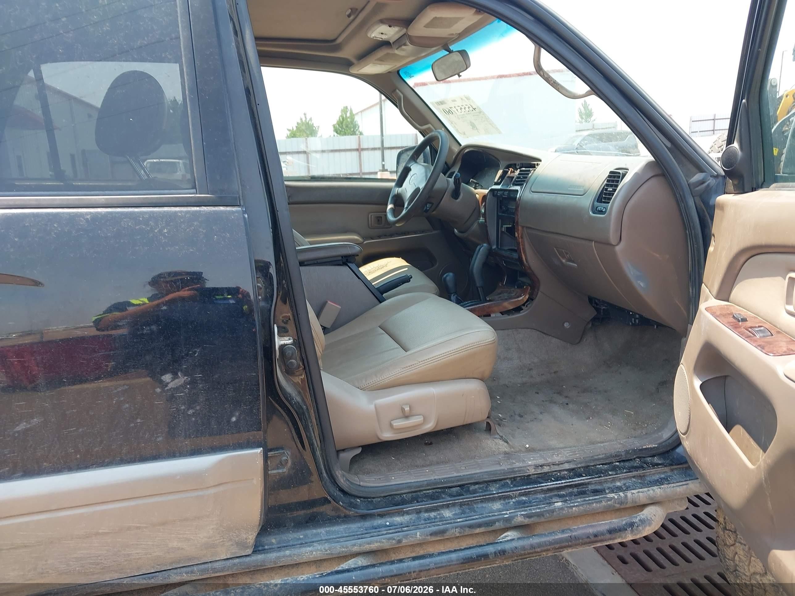 1999 Toyota 4runner Limited V6 Black vin: JT3HN87R3X0241332