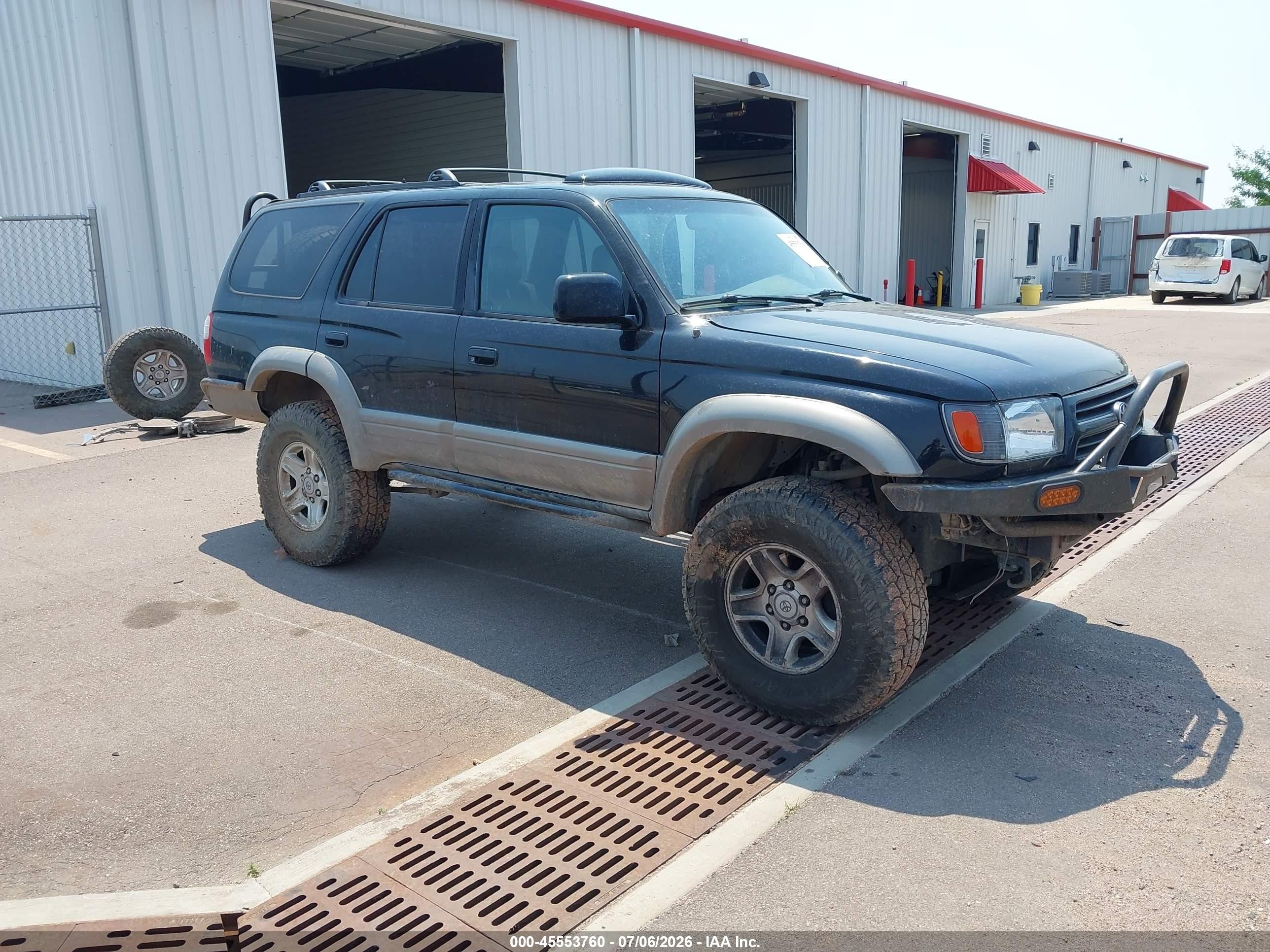 1999 Toyota 4runner Limited V6 Black vin: JT3HN87R3X0241332