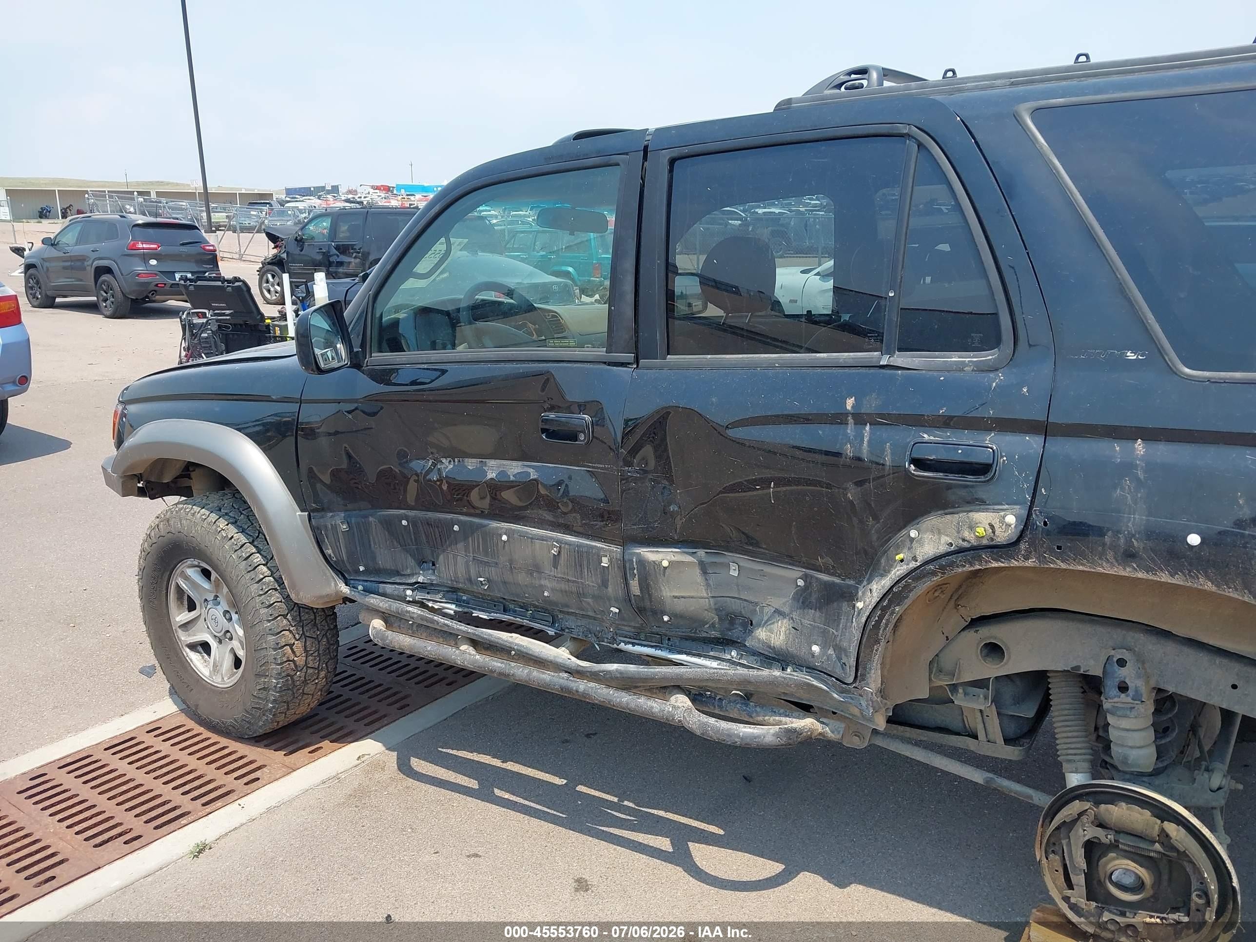 1999 Toyota 4runner Limited V6 Black vin: JT3HN87R3X0241332