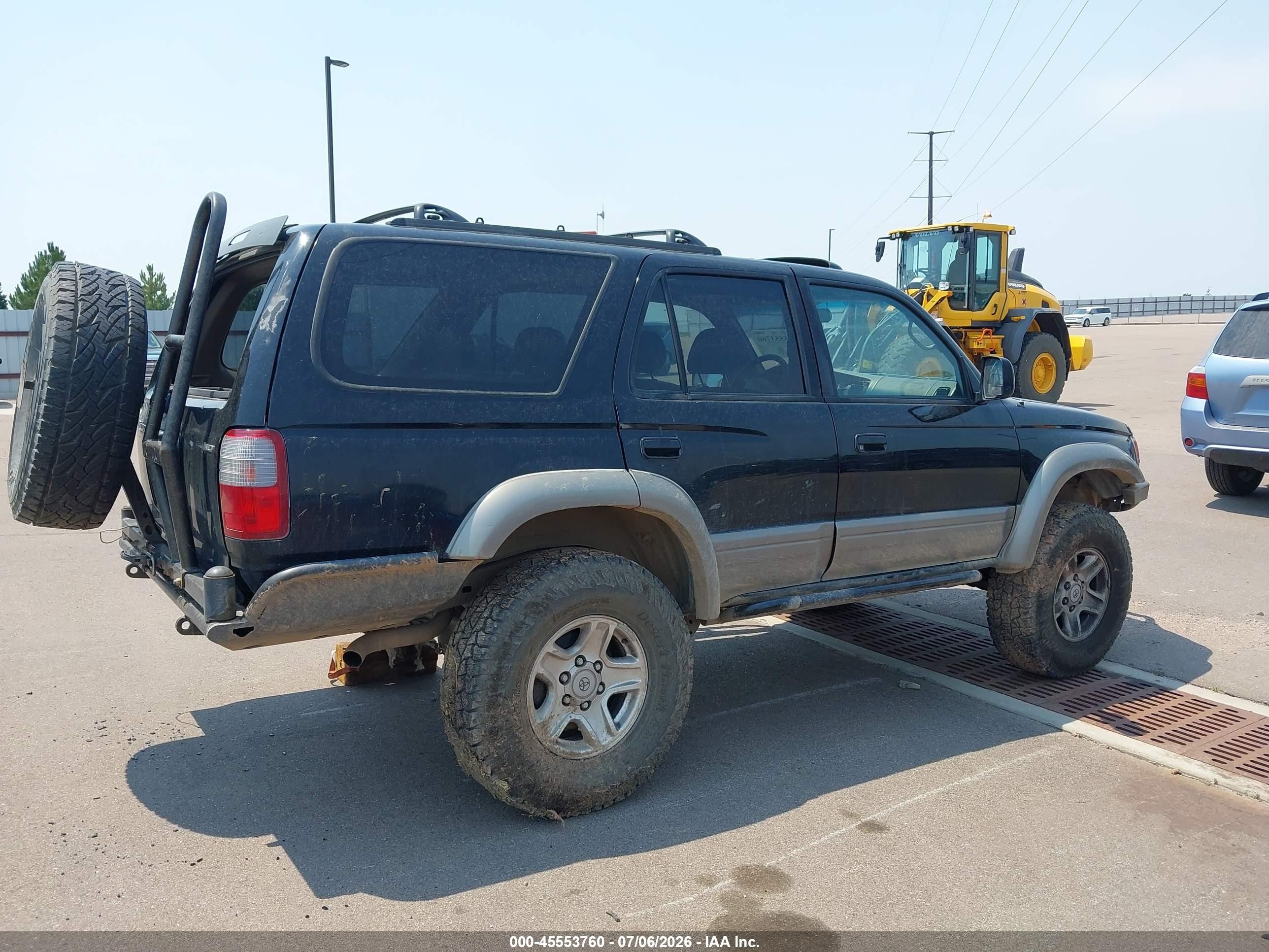 1999 Toyota 4runner Limited V6 Black vin: JT3HN87R3X0241332