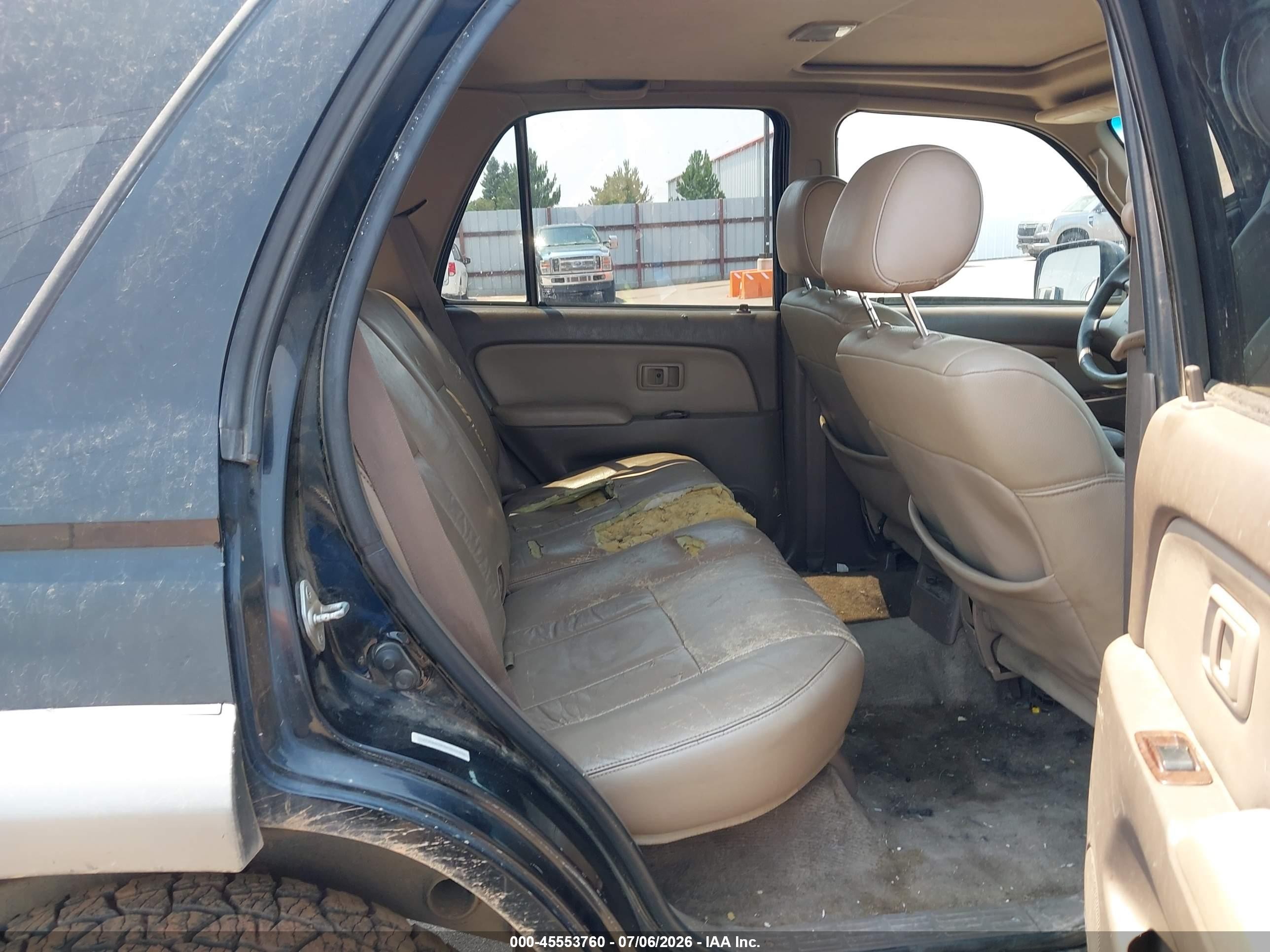 1999 Toyota 4runner Limited V6 Black vin: JT3HN87R3X0241332