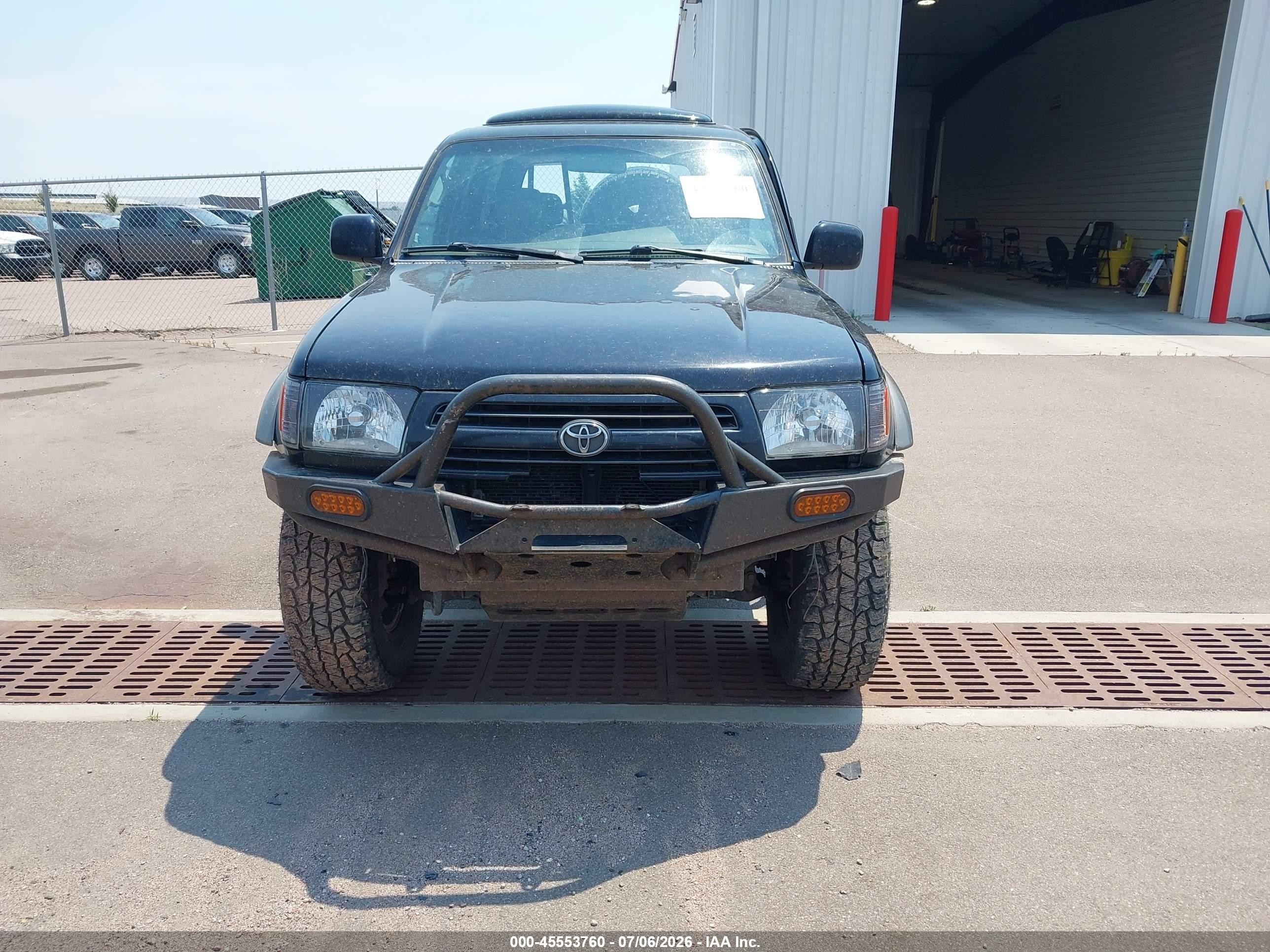 1999 Toyota 4runner Limited V6 Black vin: JT3HN87R3X0241332