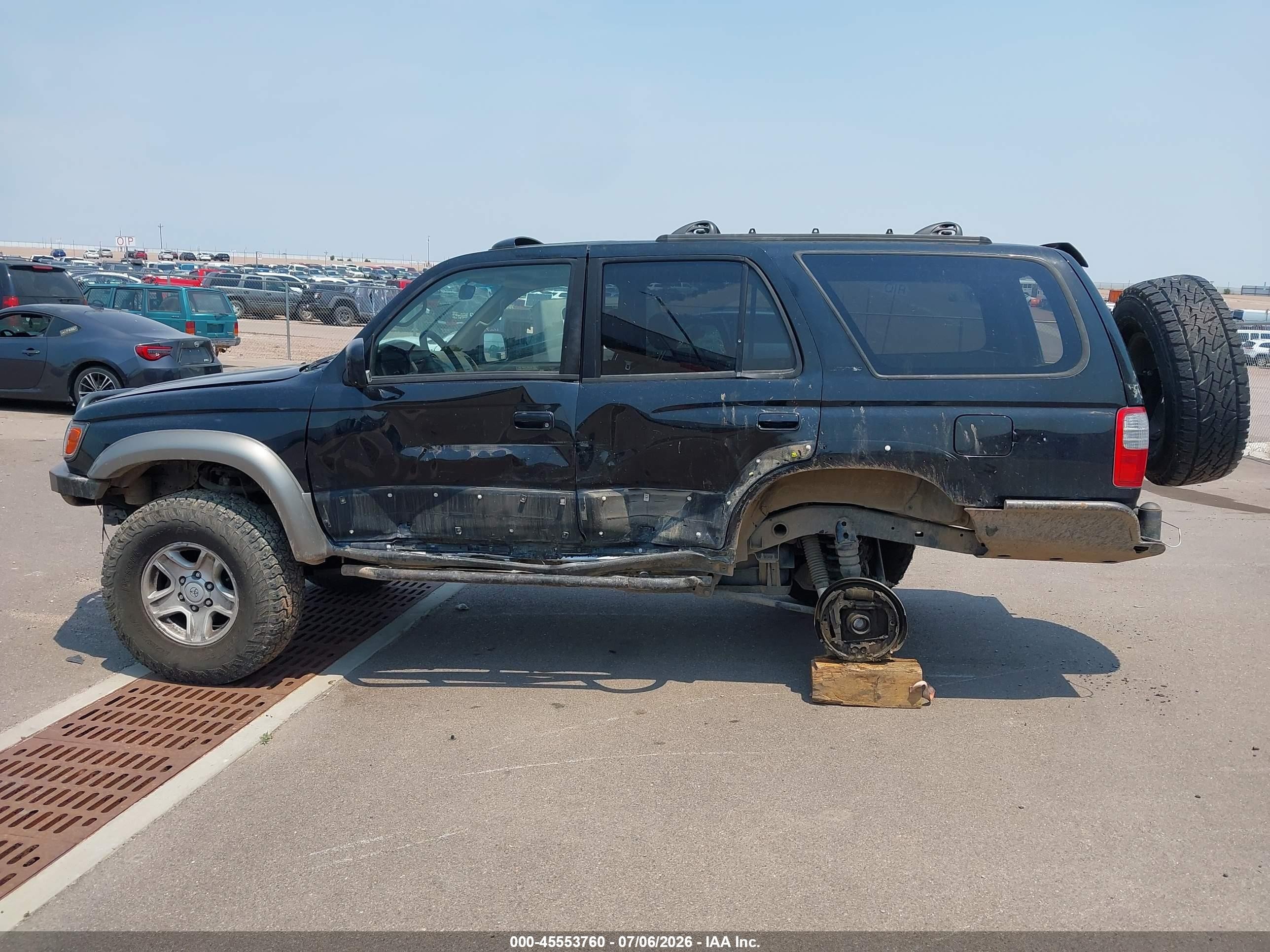 1999 Toyota 4runner Limited V6 Black vin: JT3HN87R3X0241332