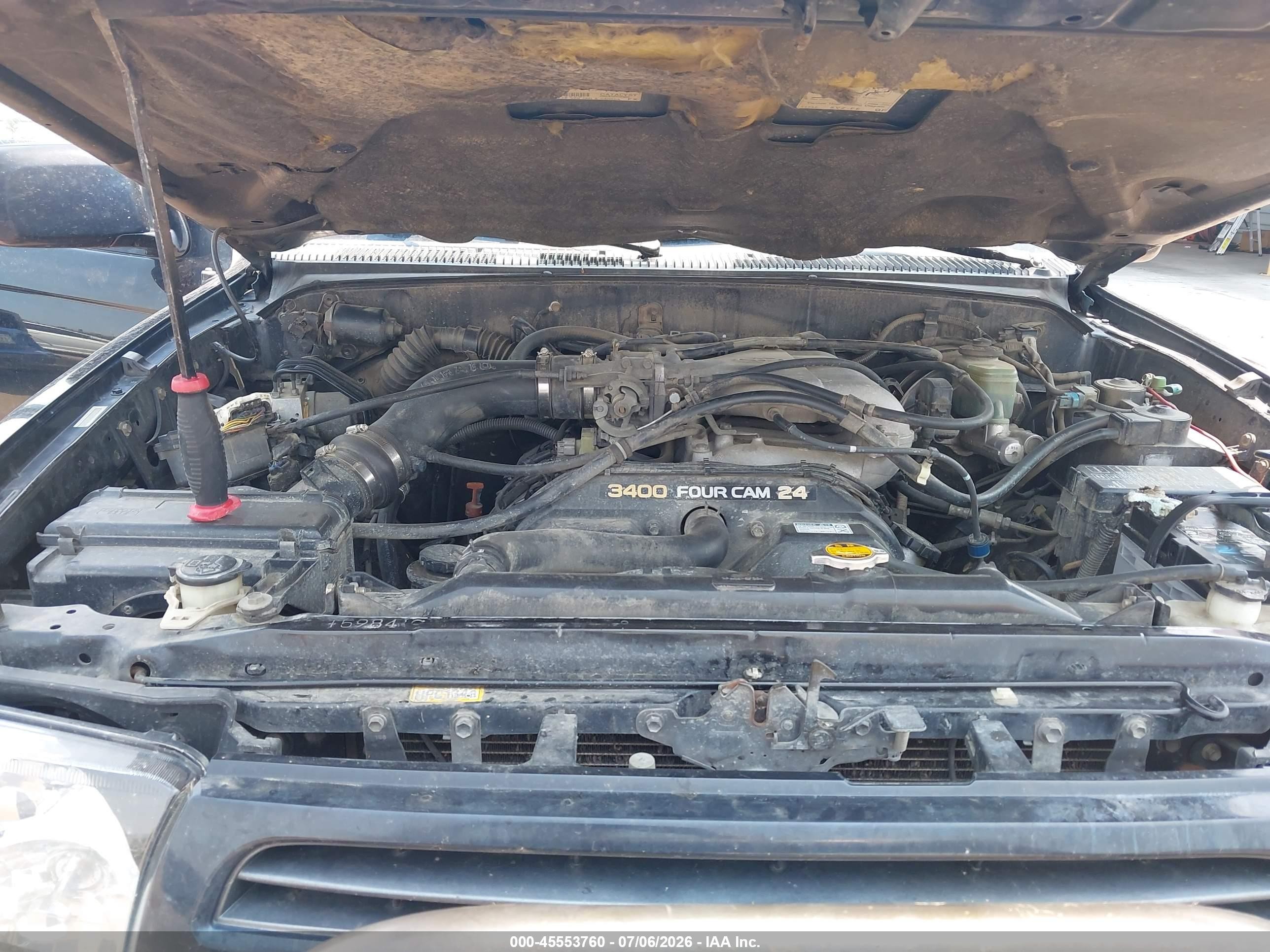 1999 Toyota 4runner Limited V6 Black vin: JT3HN87R3X0241332