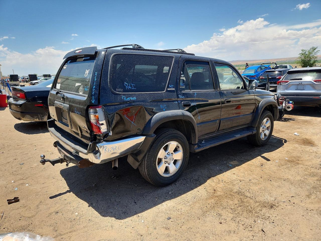 1997 Toyota 4runner Limited Black vin: JT3HN87R4V0079000