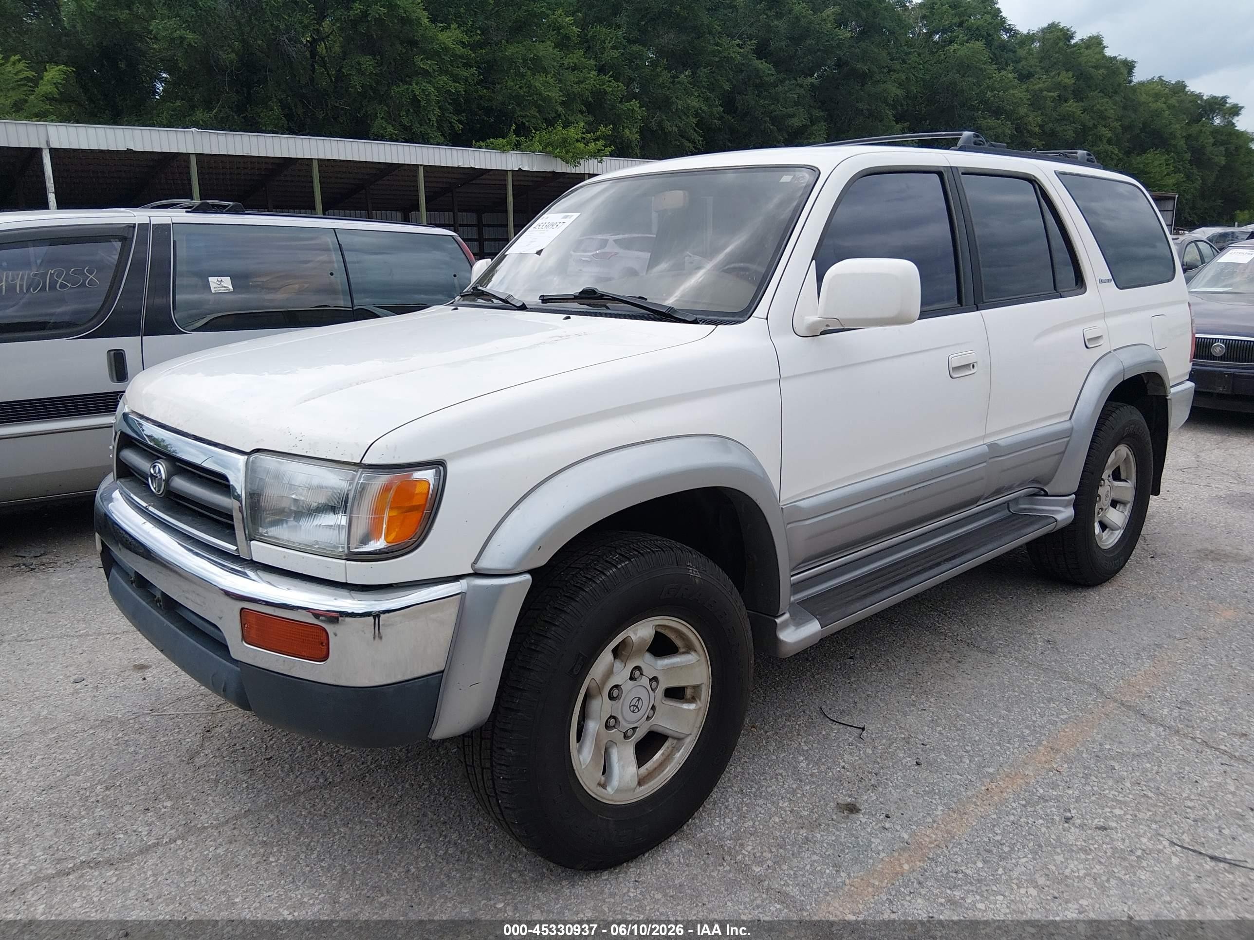 1997 Toyota 4runner Sr5 V6 Limited Белый vin: JT3HN87R4V0102646