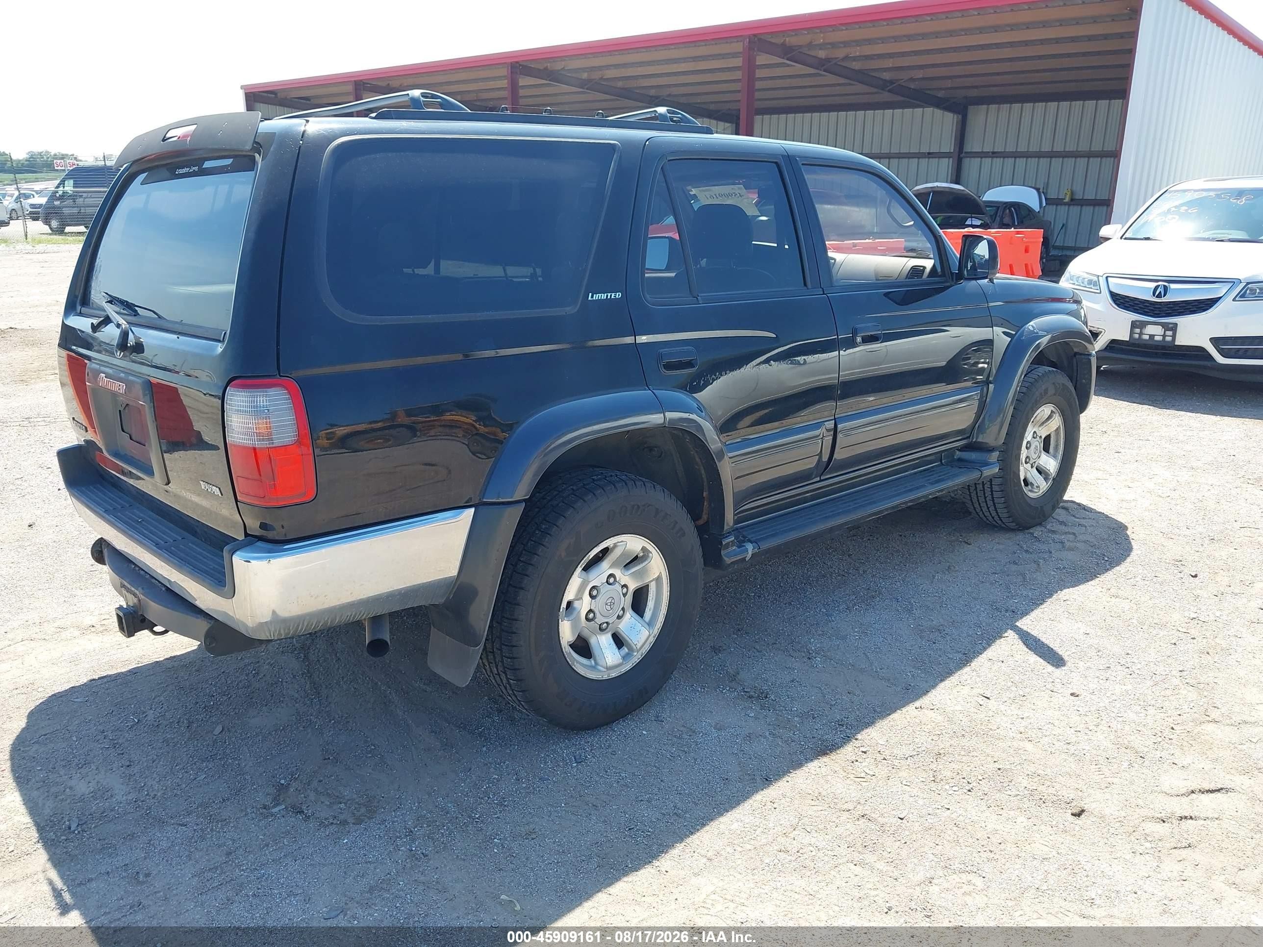 1997 Toyota 4runner Sr5 V6 Limited Черный vin: JT3HN87R4V0128079