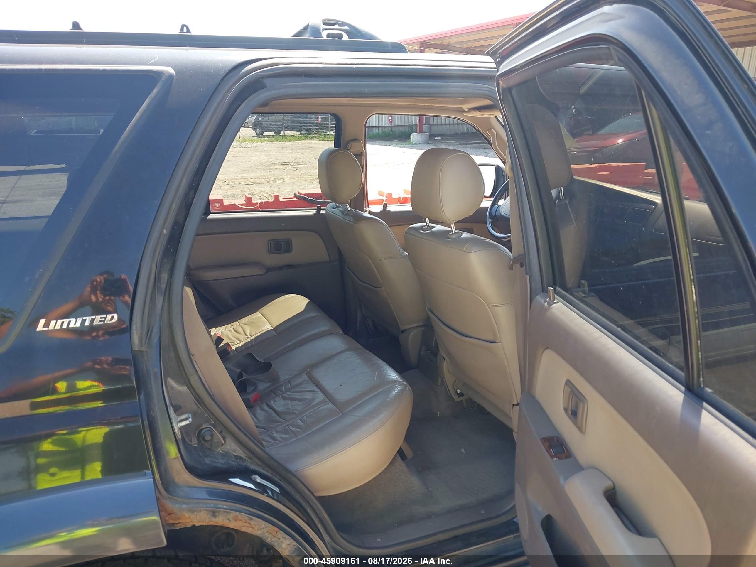 1997 Toyota 4runner Sr5 V6 Limited Черный vin: JT3HN87R4V0128079